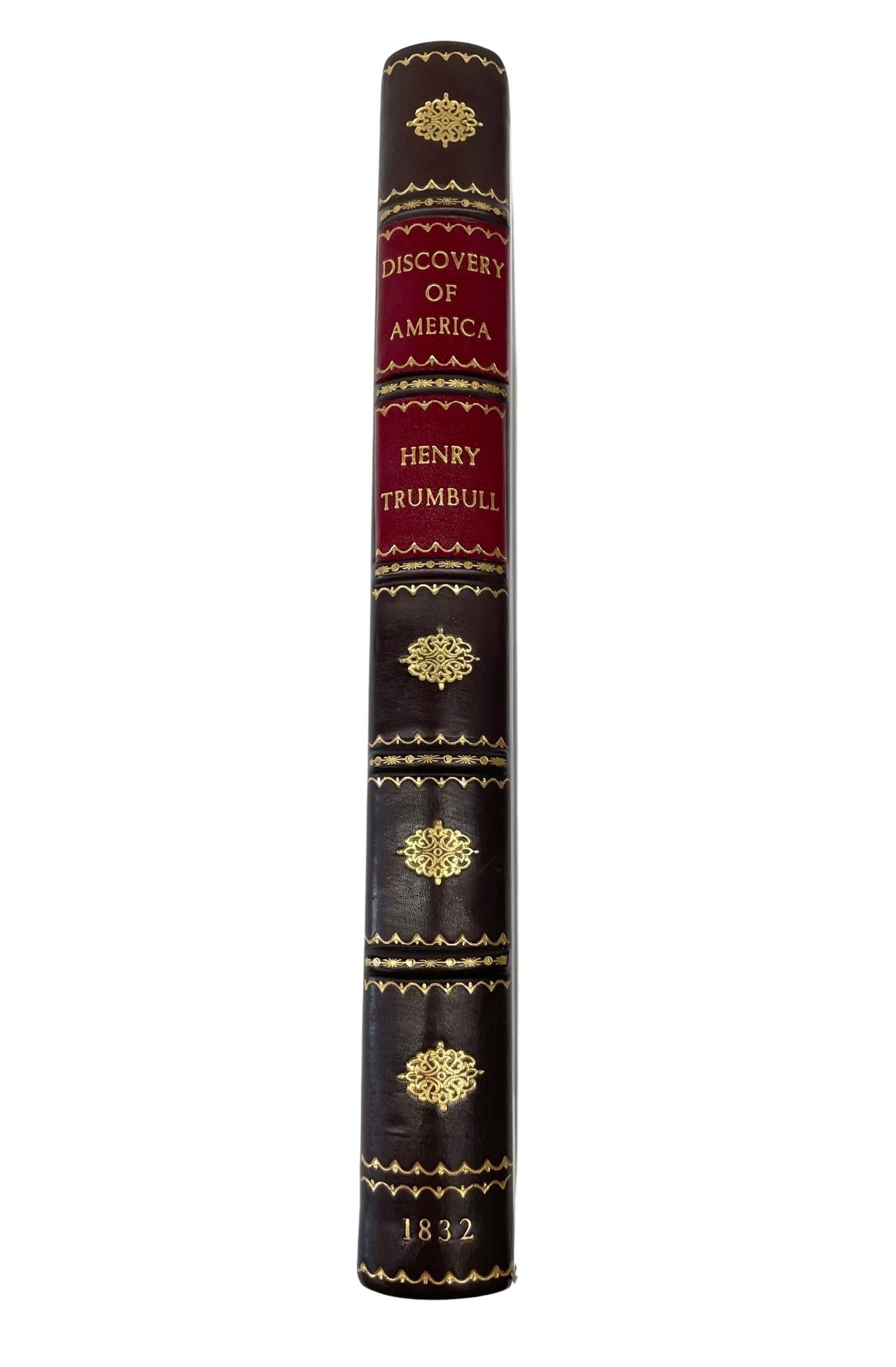 Primo vittoriano Storia della scoperta dell'America di Henry Trumbull, 1832 in vendita