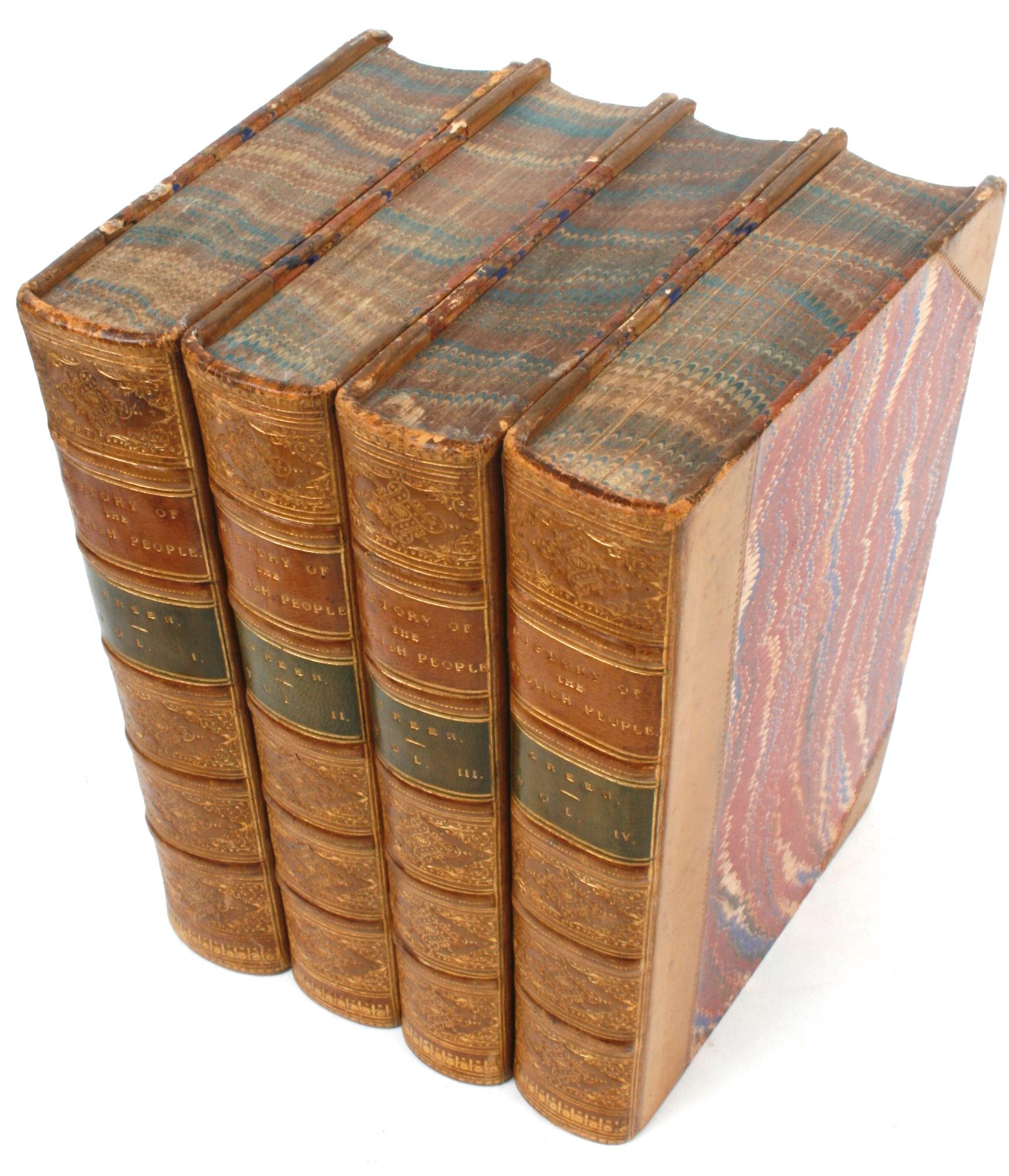 History of the English People in Four Volumes by John Richard Green, M.A., 1877 8