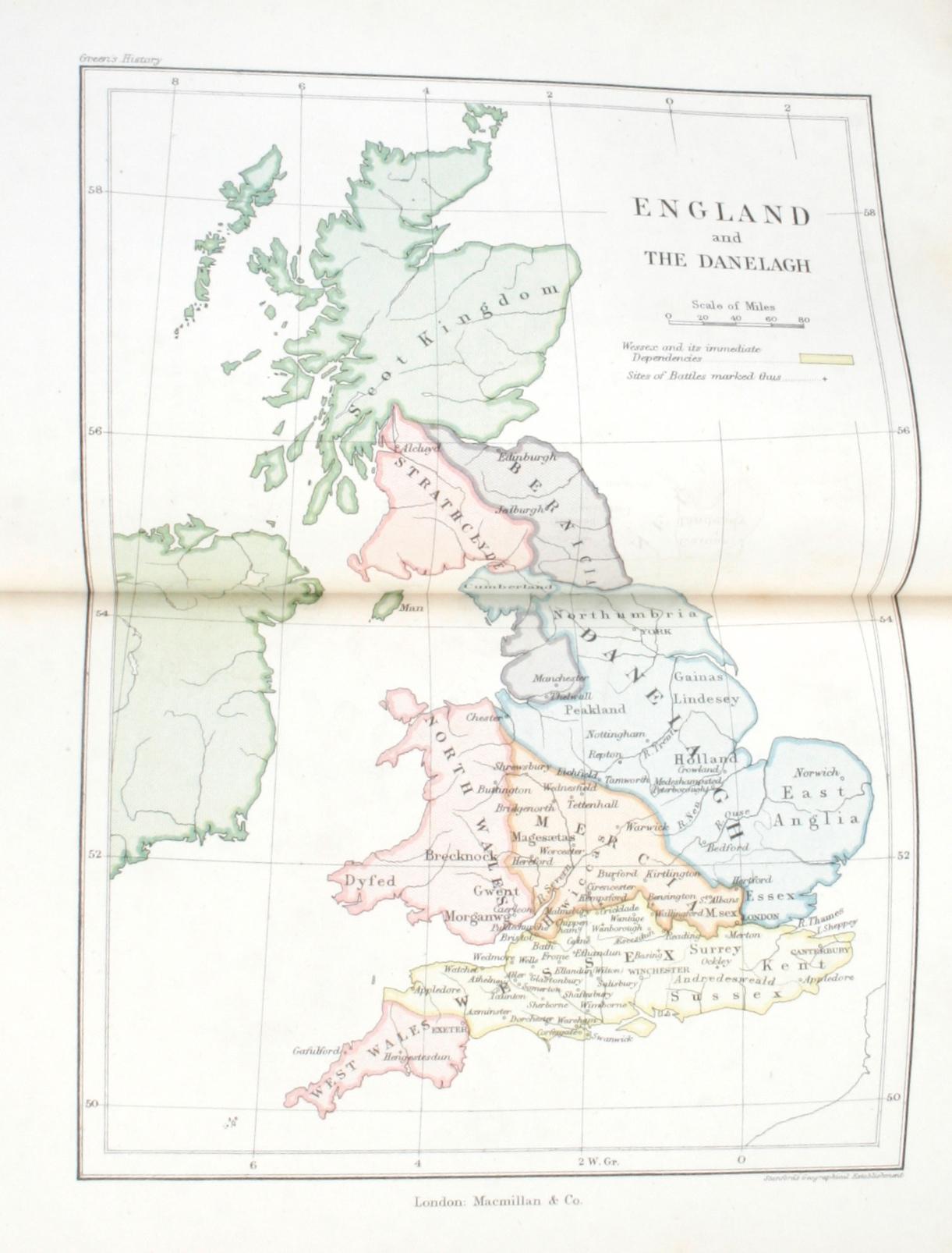 19th Century History of the English People in Four Volumes by John Richard Green, M.A., 1877