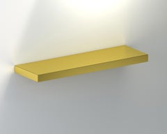 Contemporary Shelf Gold Hitan Aluminium by Chapel Petrassi