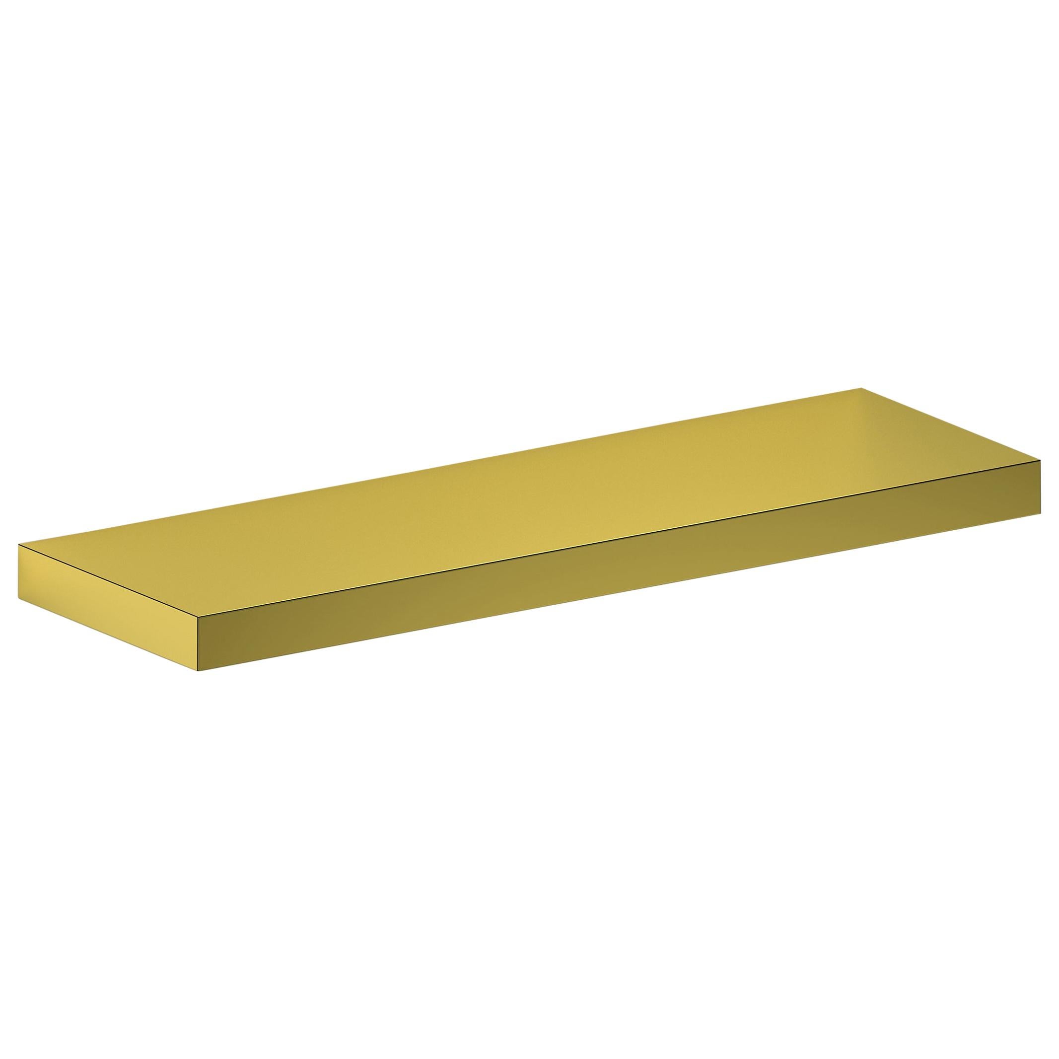 Contemporary Shelf Gold Hitan Aluminium by Chapel Petrassi For Sale