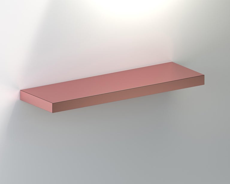 Contemporary Shelf Rose Gold Hitan Aluminium by Chapel Petrassi For