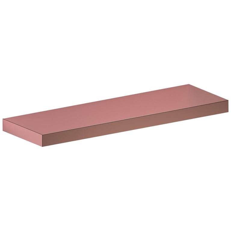 Contemporary Shelf Rose Gold Hitan Aluminium by Chapel Petrassi For