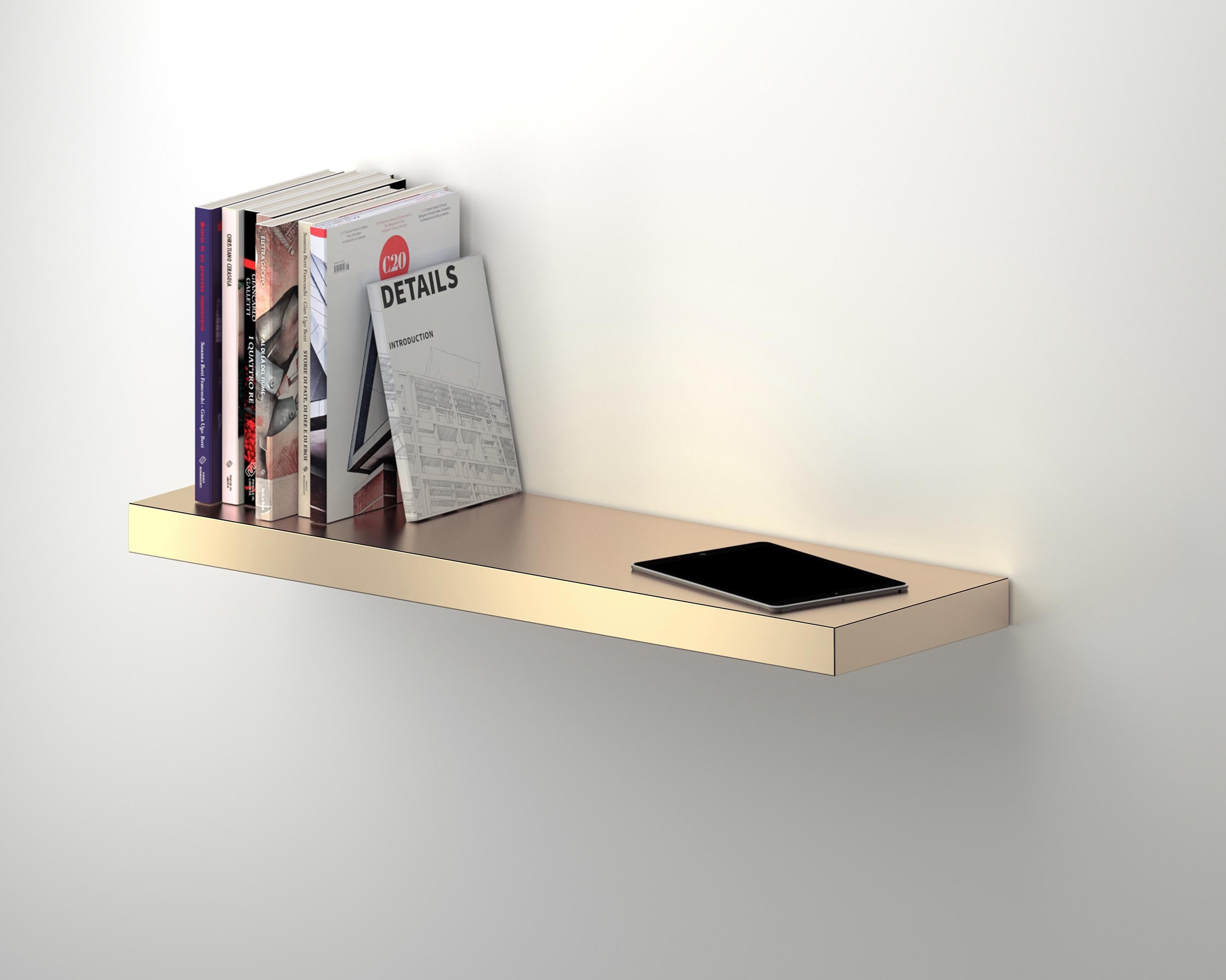 Other Contemporary Shelf Sand Bronze Hitan Aluminium by Chapel Petrassi For Sale