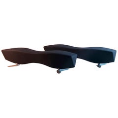 Hitch Mylus Voluptuous HM88 Benches Pair by Chioke Aguh Circa 2015