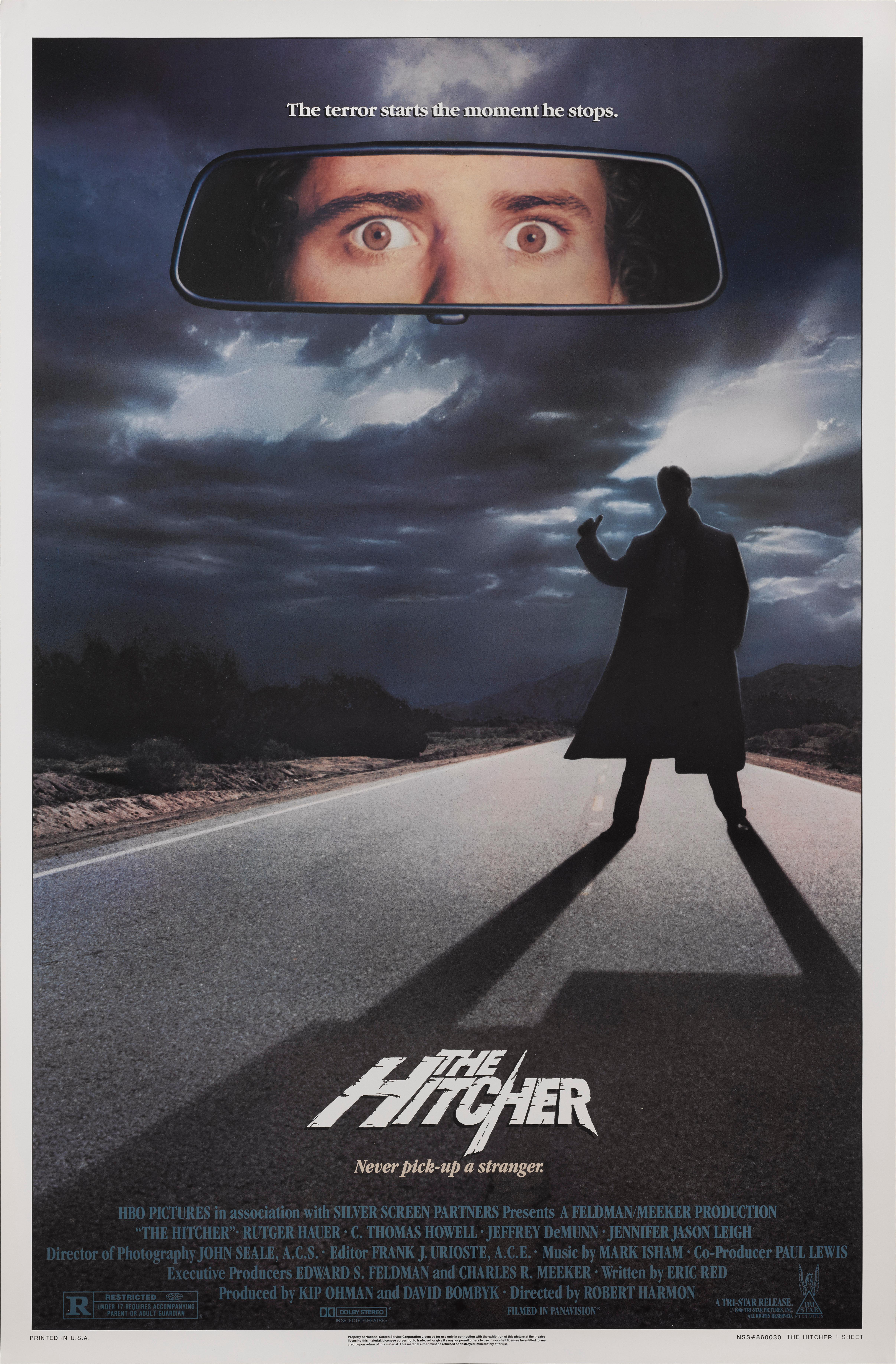 Original US film poster for Rutger Hauer's C.Thomas Howell and Jennifer Jason Leigh's 1986 Thriller. This film was directed by Robert Harmon.
This poster is unfolded and in near mint condition.
It would be shipped rolled in a very strong tube.