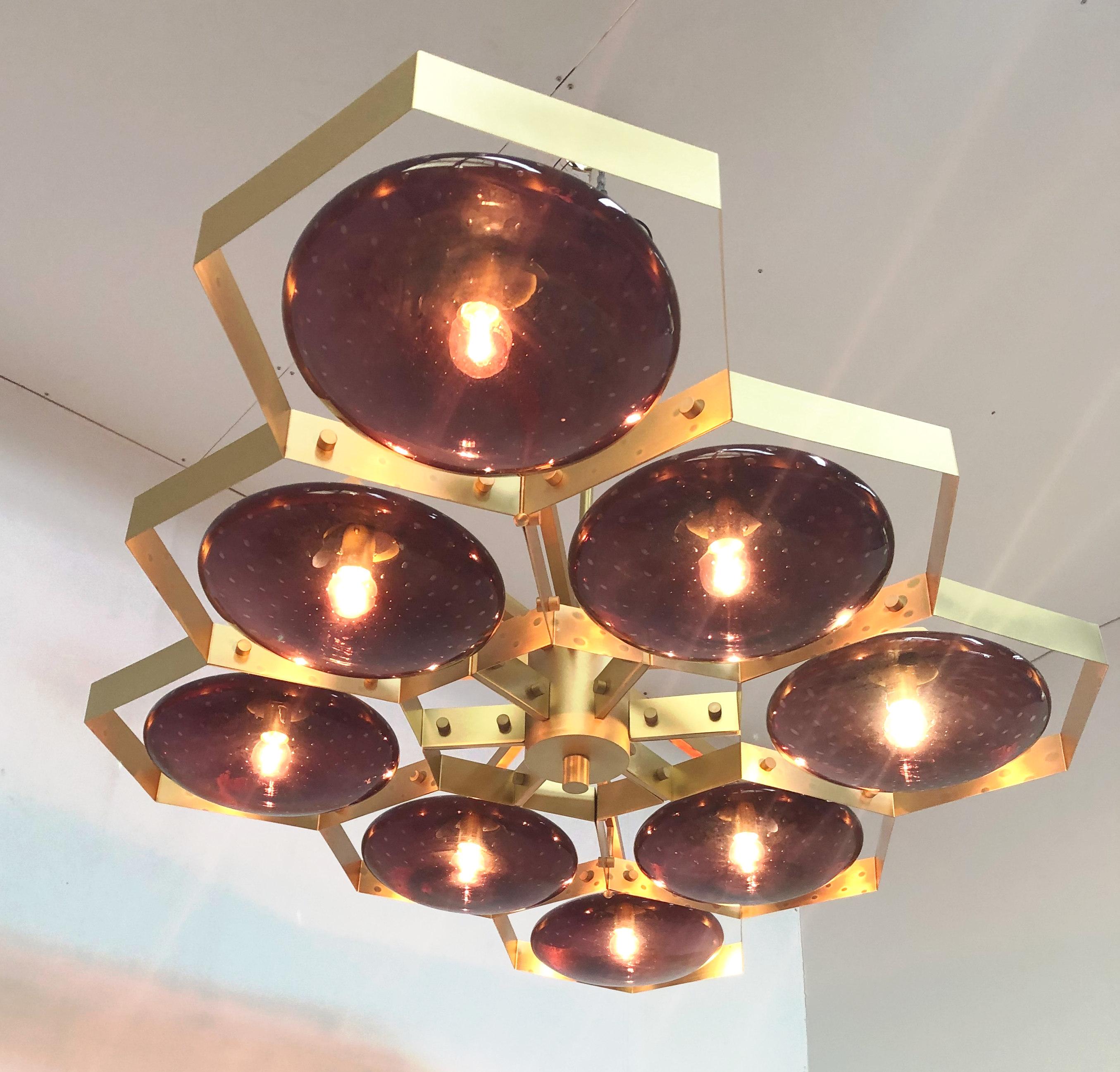 Hive Chandelier by Fabio Ltd For Sale 3