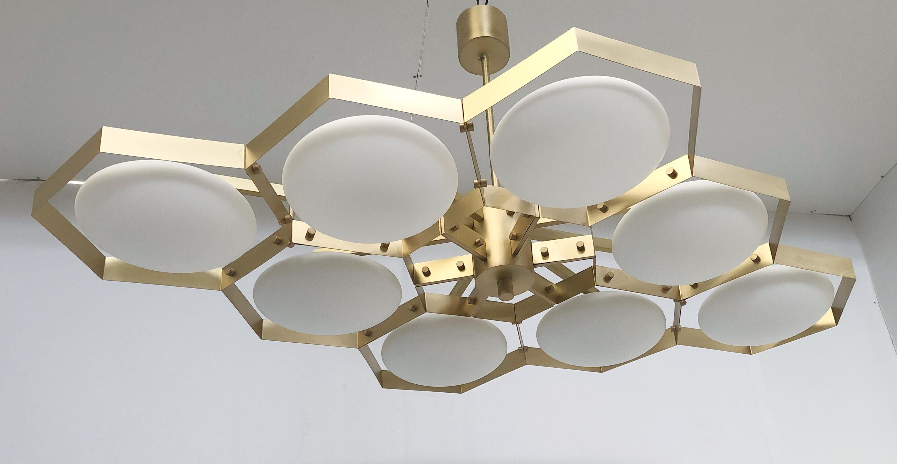 Mid-Century moderno Lampadario Hive di Fabio Ltd in vendita