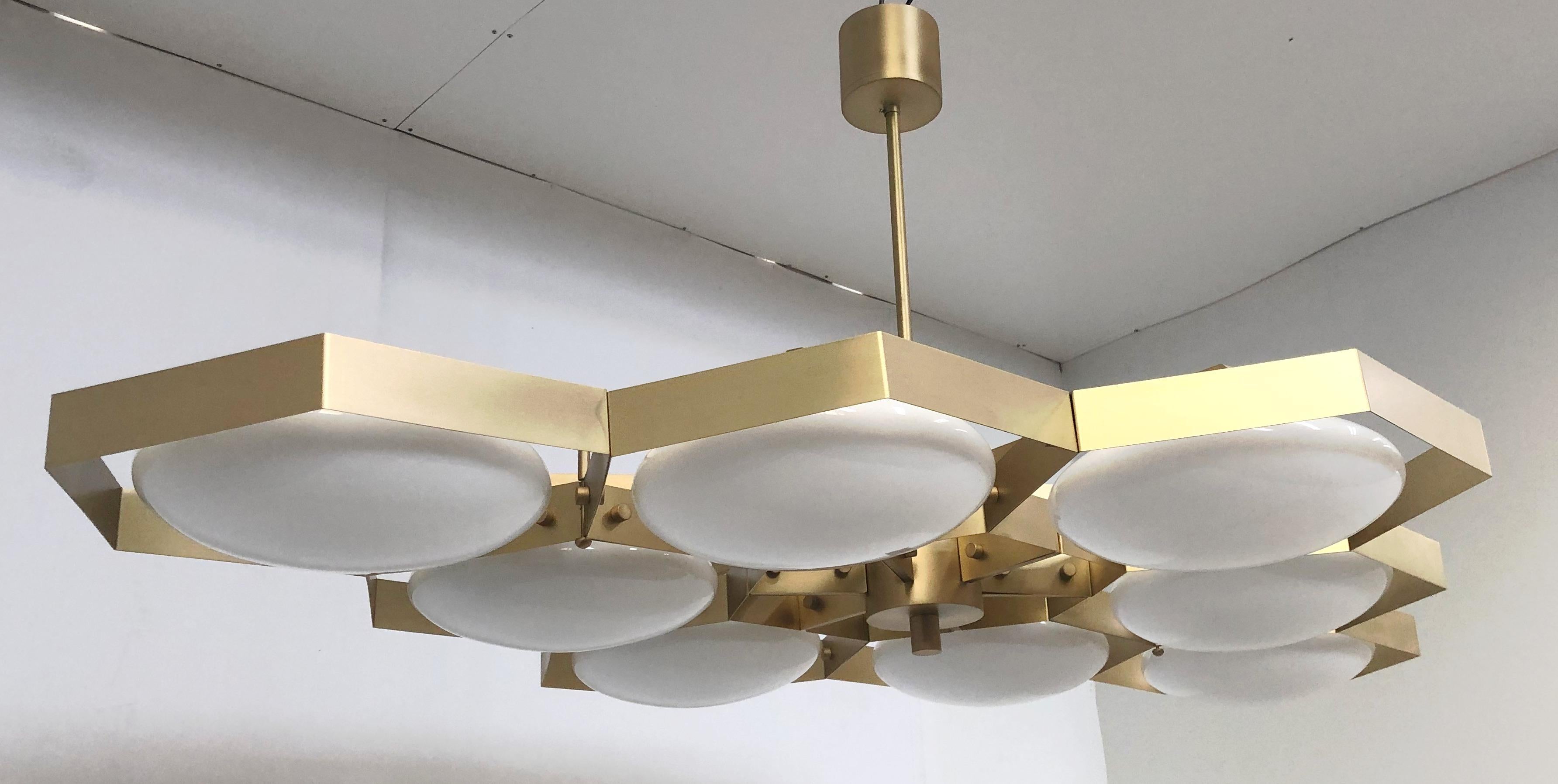 Mid-Century Modern Hive Chandelier by Fabio Ltd For Sale