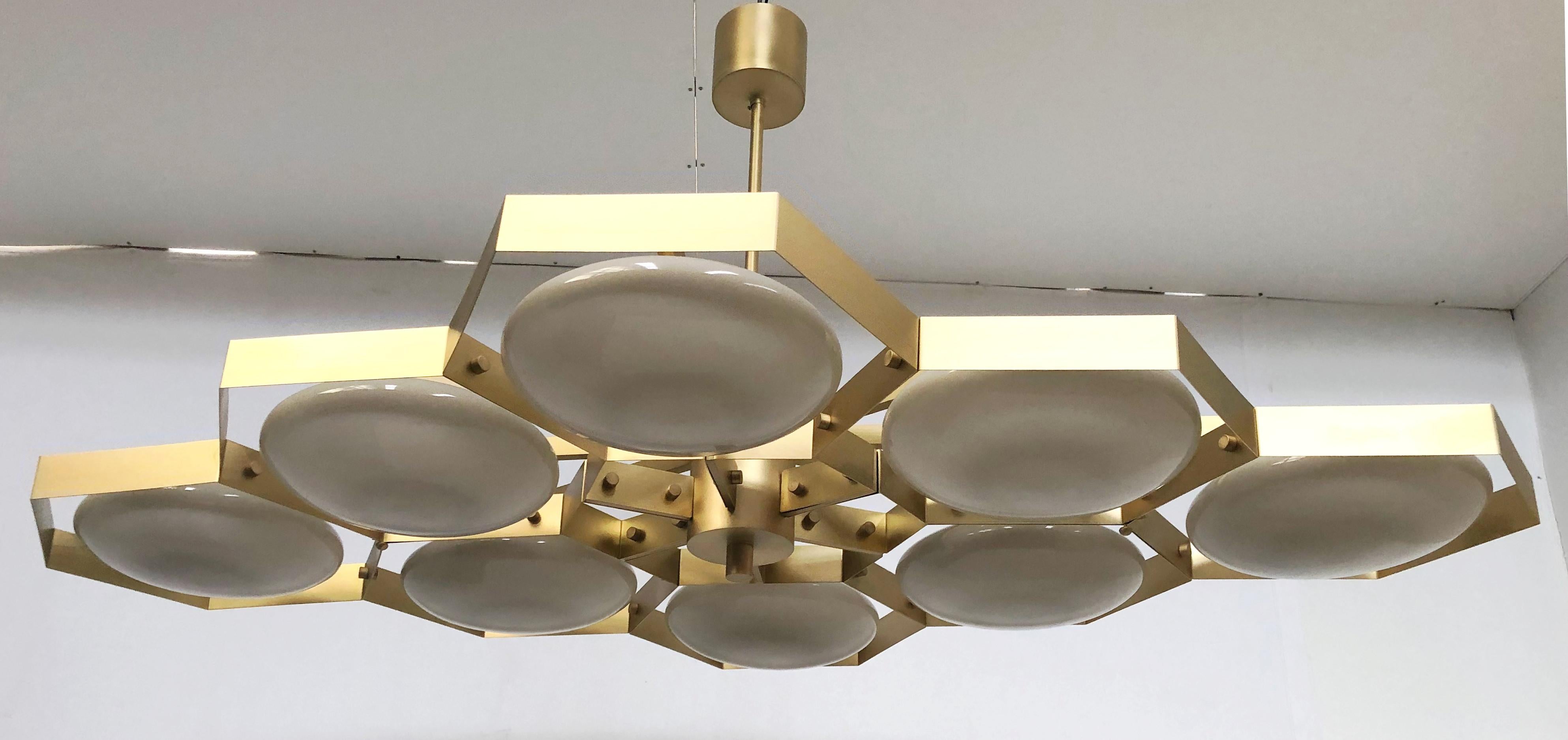 Mid-Century moderno Lampadario Hive di Fabio Ltd in vendita