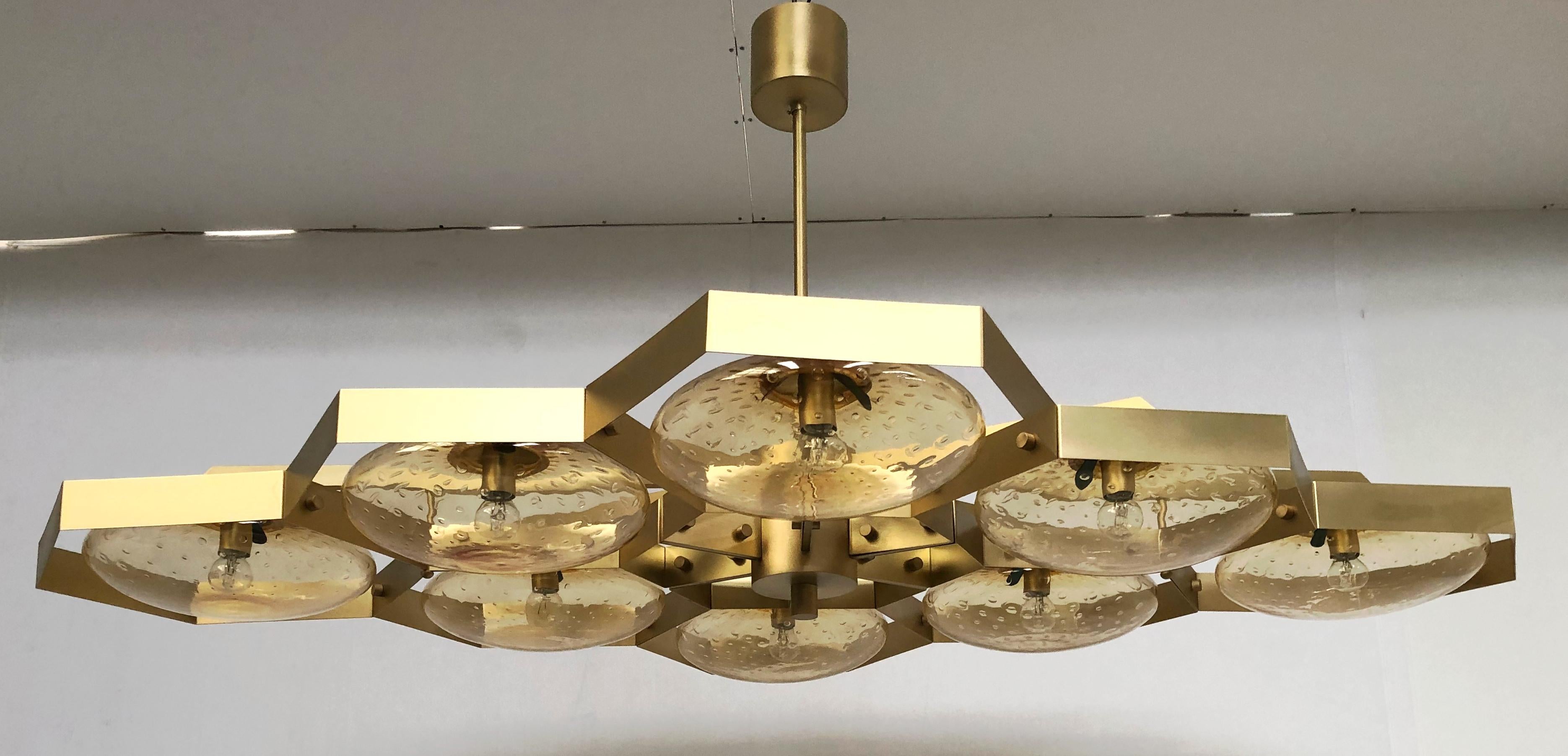 Mid-Century moderno Lampadario Hive di Fabio Ltd in vendita