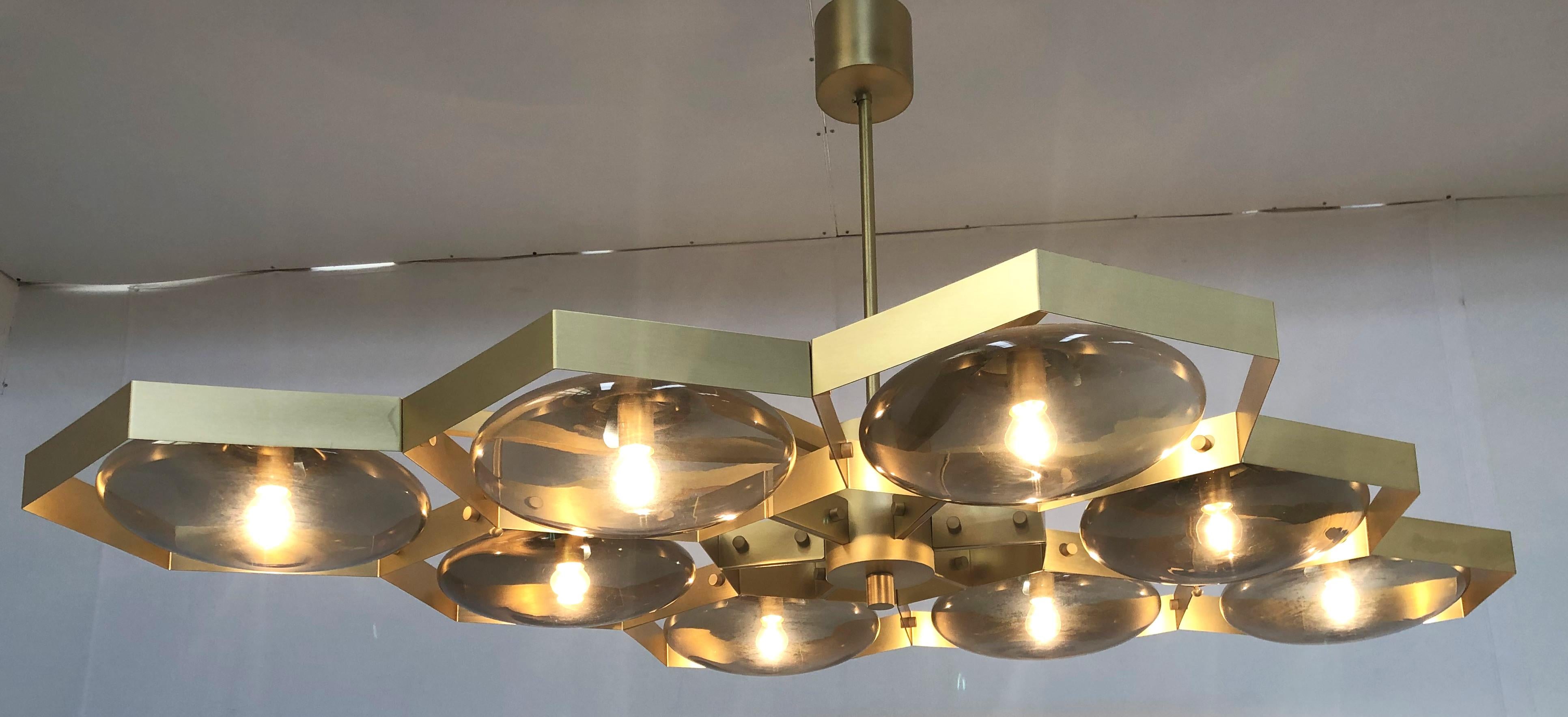 Hive Chandelier by Fabio Ltd In New Condition For Sale In Los Angeles, CA