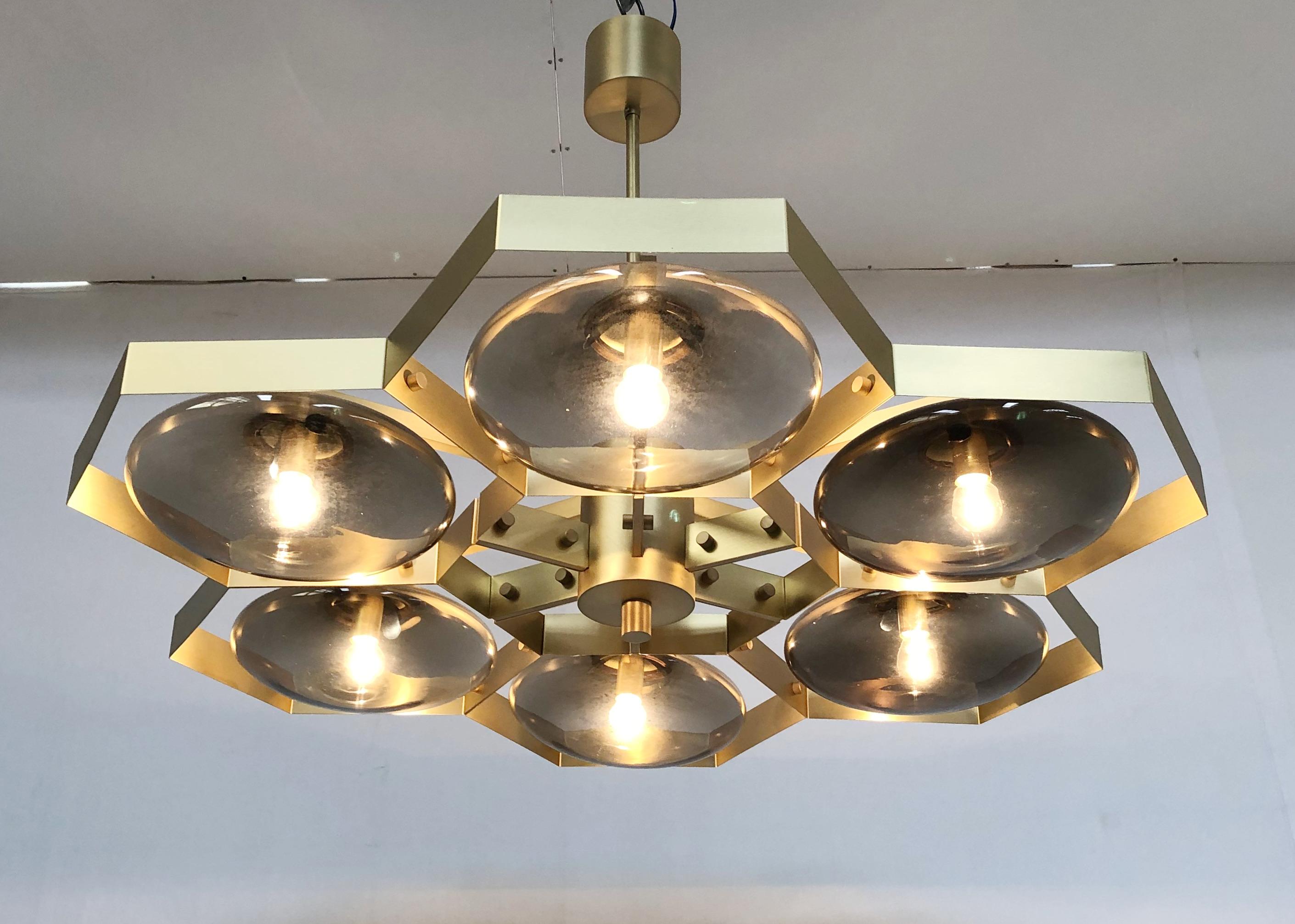 Hive Chandelier by Fabio Ltd In New Condition For Sale In Los Angeles, CA