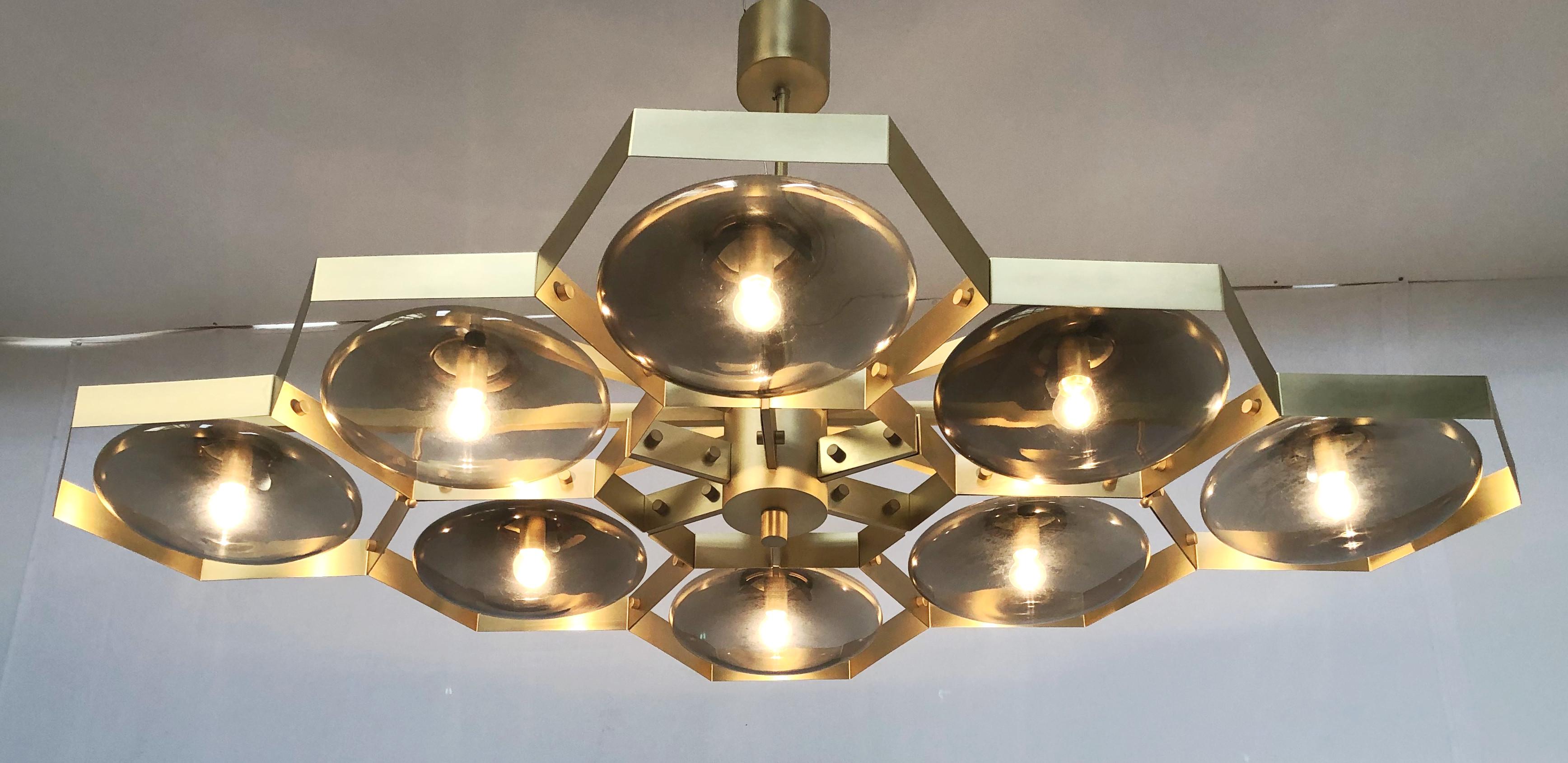 Contemporary Hive Chandelier by Fabio Ltd For Sale