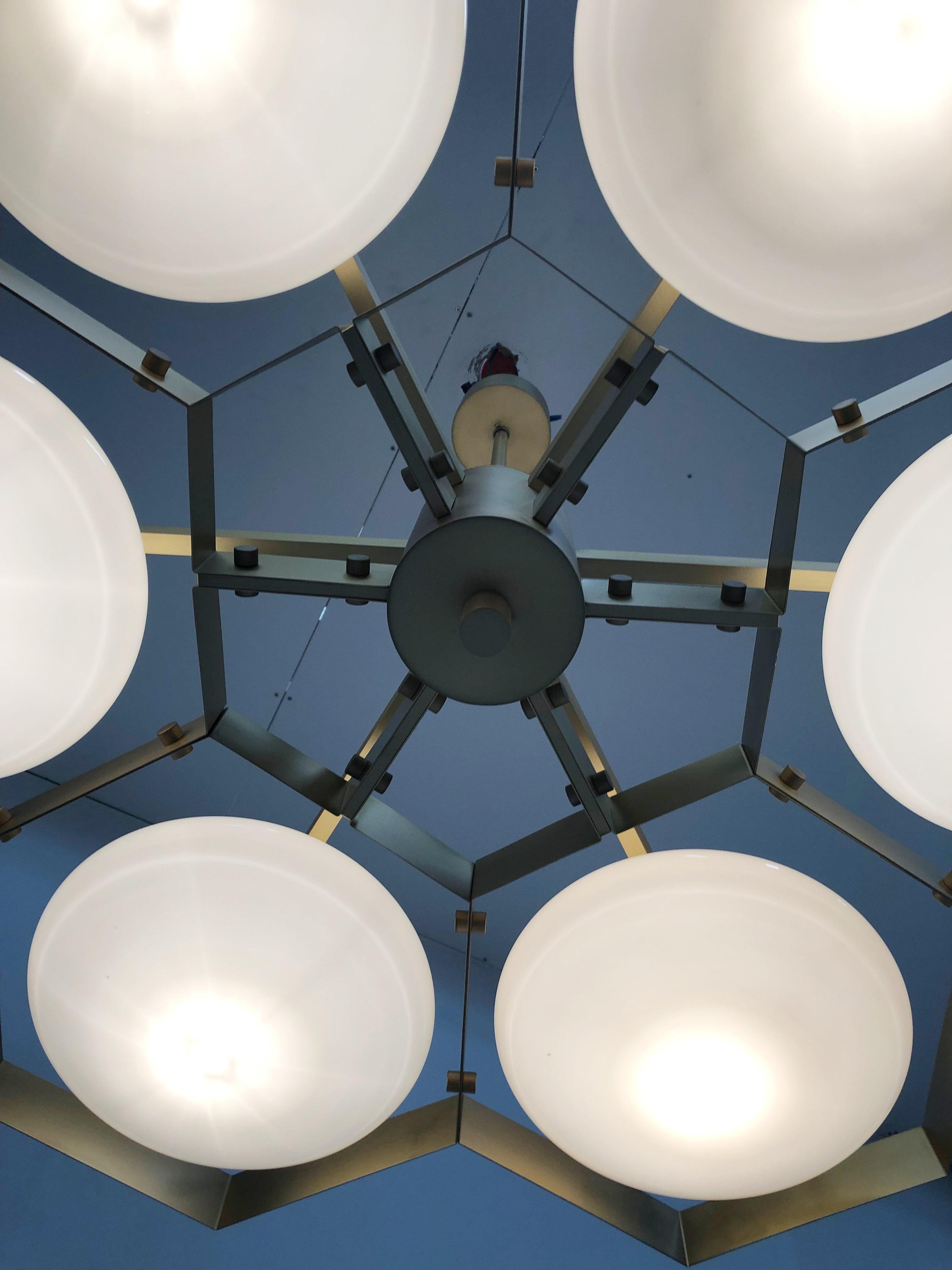Vetro di Murano Lampadario Hive di Fabio Ltd in vendita