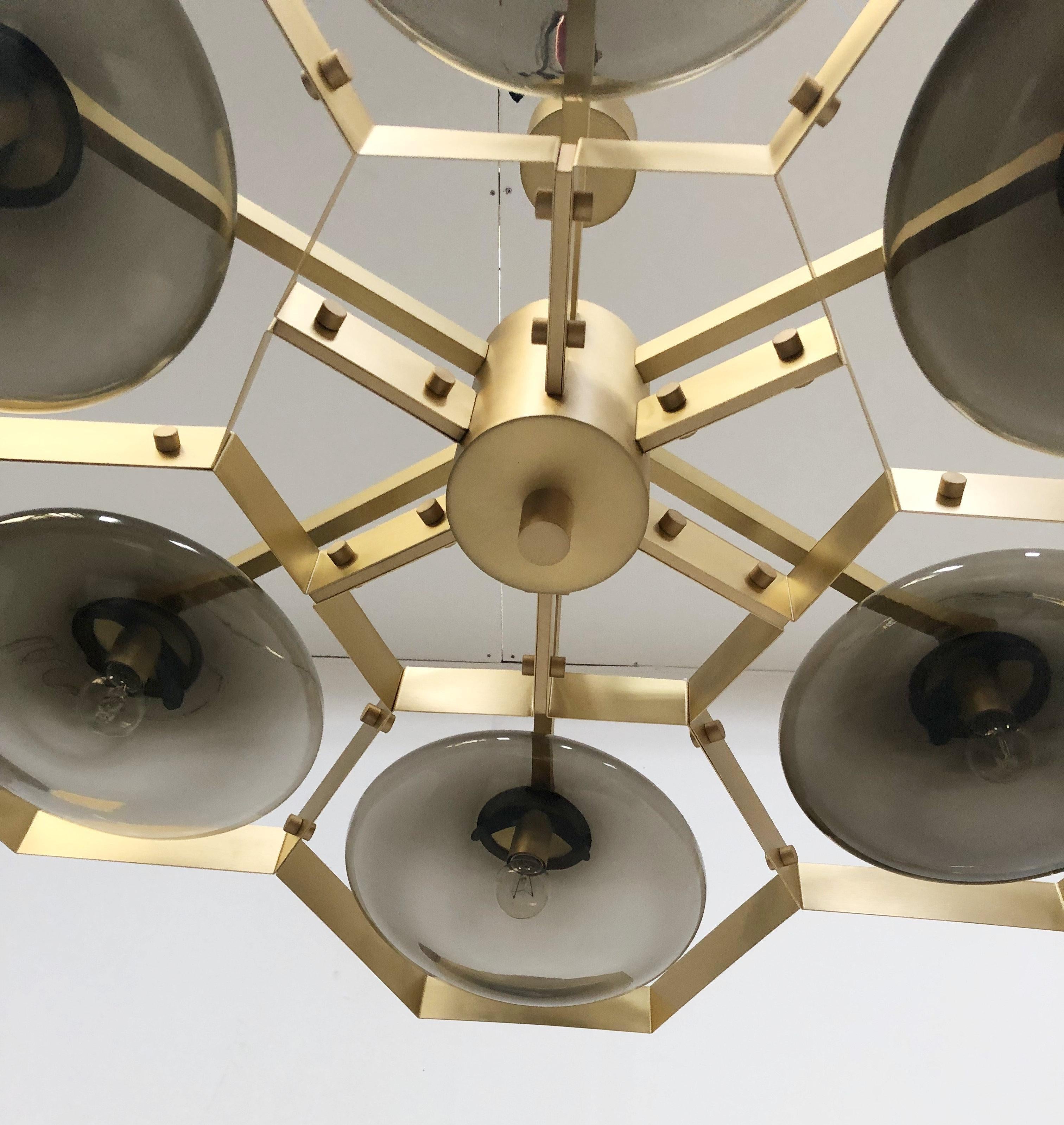 Ottone Lampadario Hive di Fabio Ltd in vendita