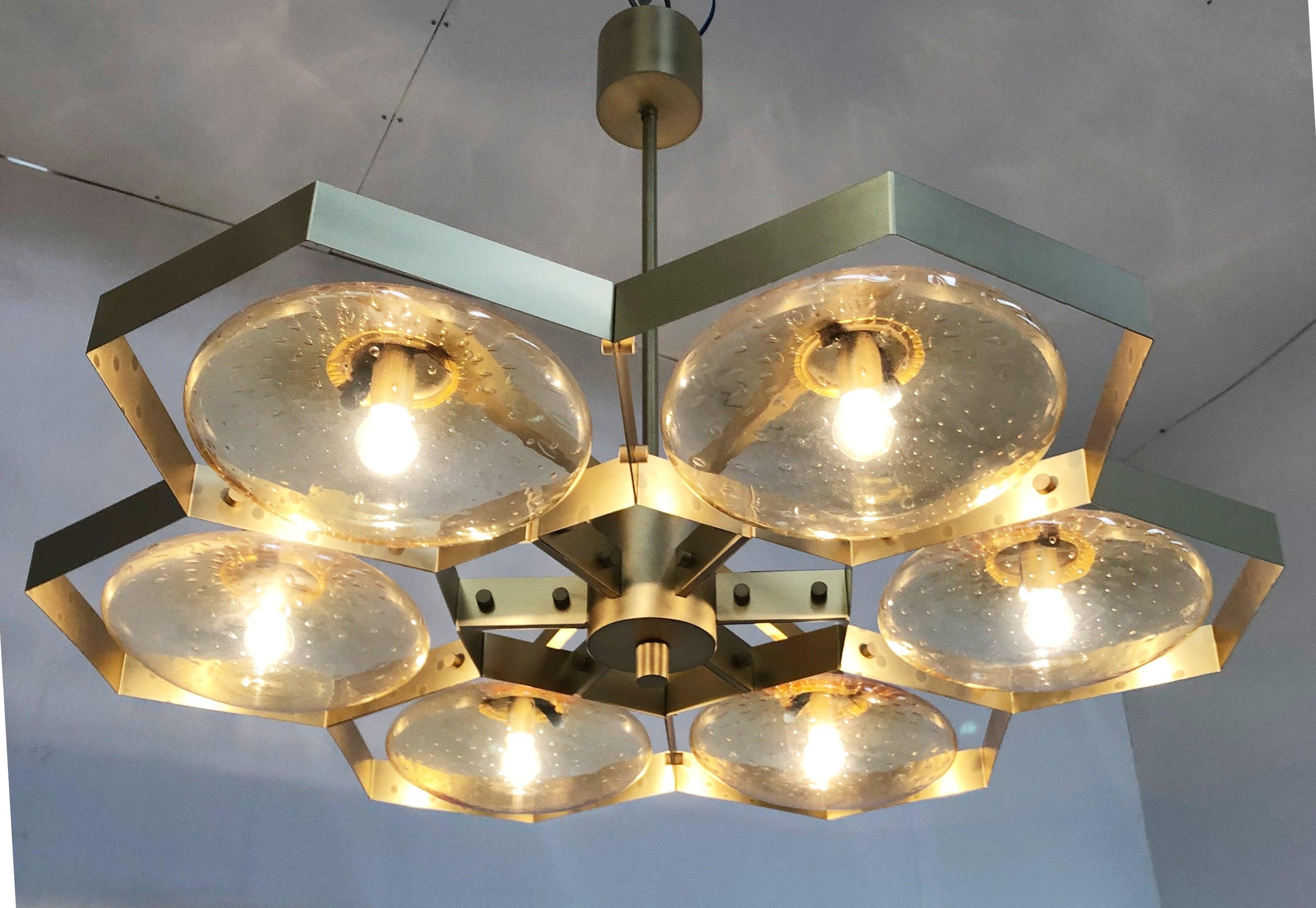 Contemporary Hive Chandelier by Fabio Ltd For Sale