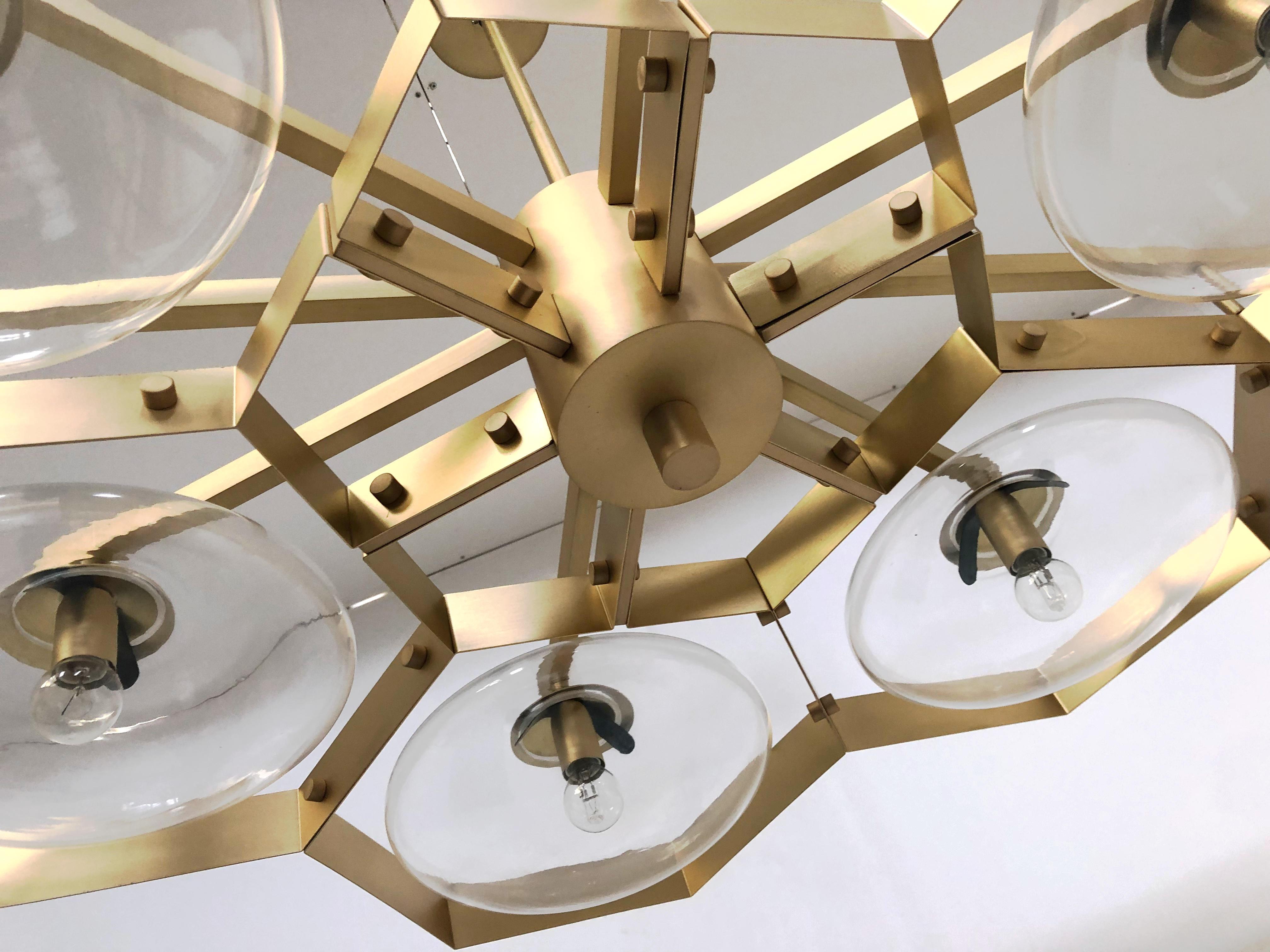 Ottone Lampadario Hive di Fabio Ltd in vendita