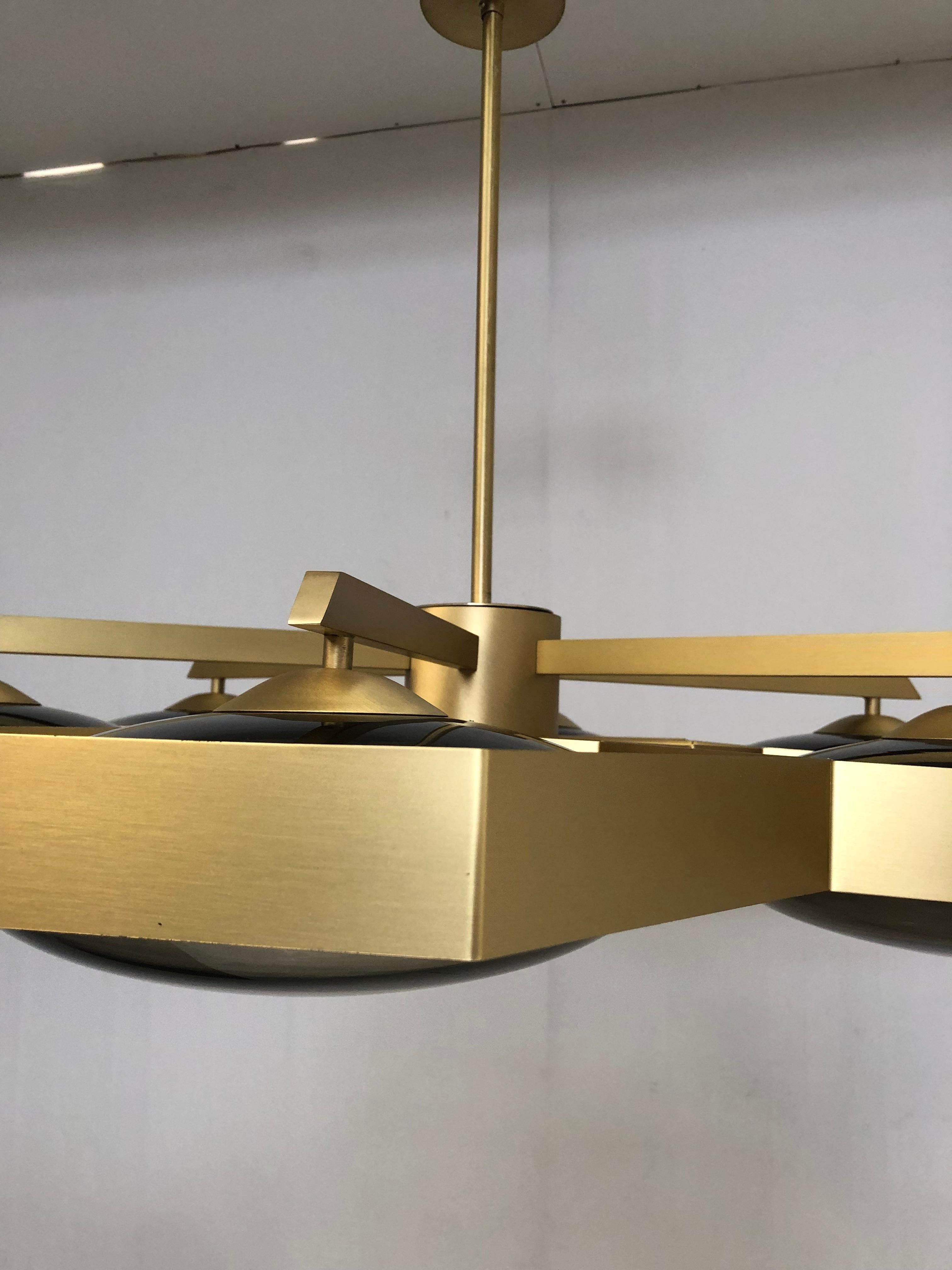 Vetro soffiato Lampadario Hive di Fabio Ltd in vendita