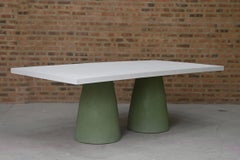 Hive Dining Table in Resin, Stone Aggregate & Fiberglass by Zachary A. Design