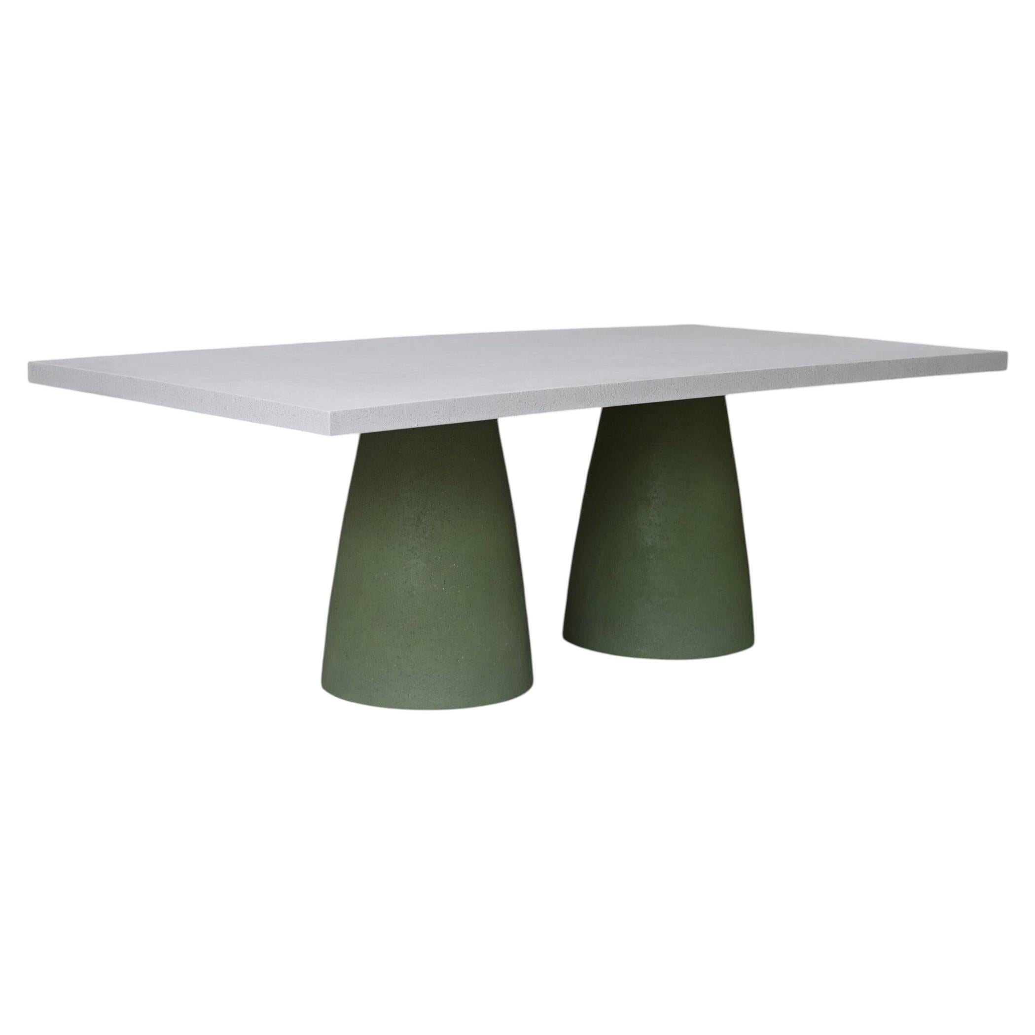 Hive Dining Table in Resin, Stone Aggregate & Fiberglass by Zachary A. Design For Sale