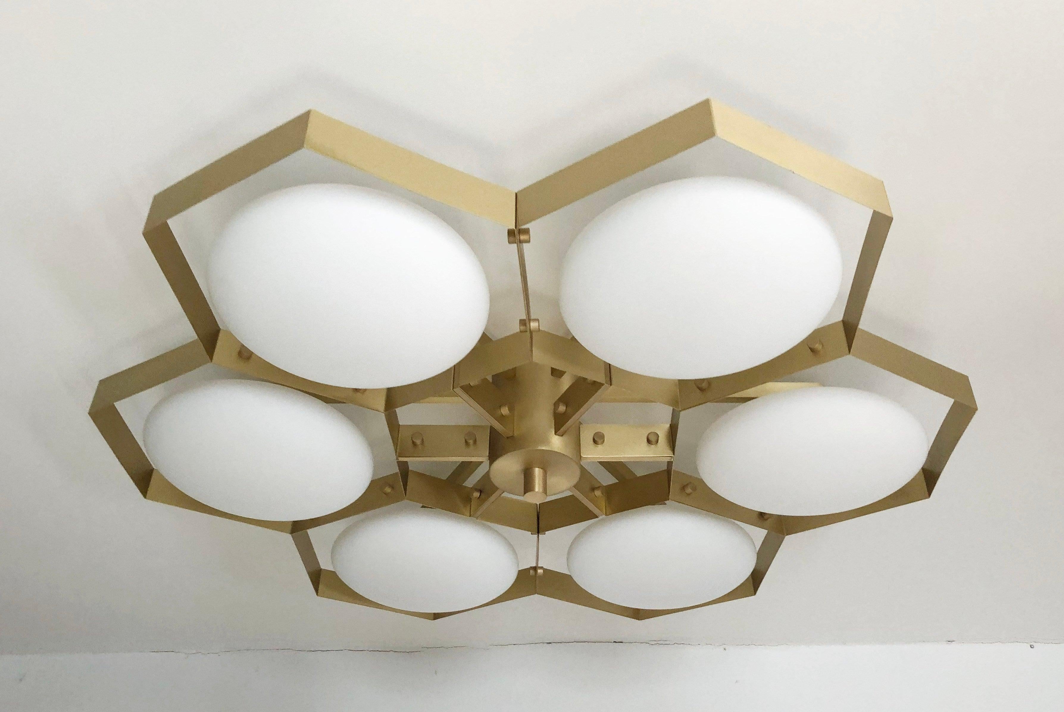 Hive Flush Mount by Fabio Ltd For Sale 1