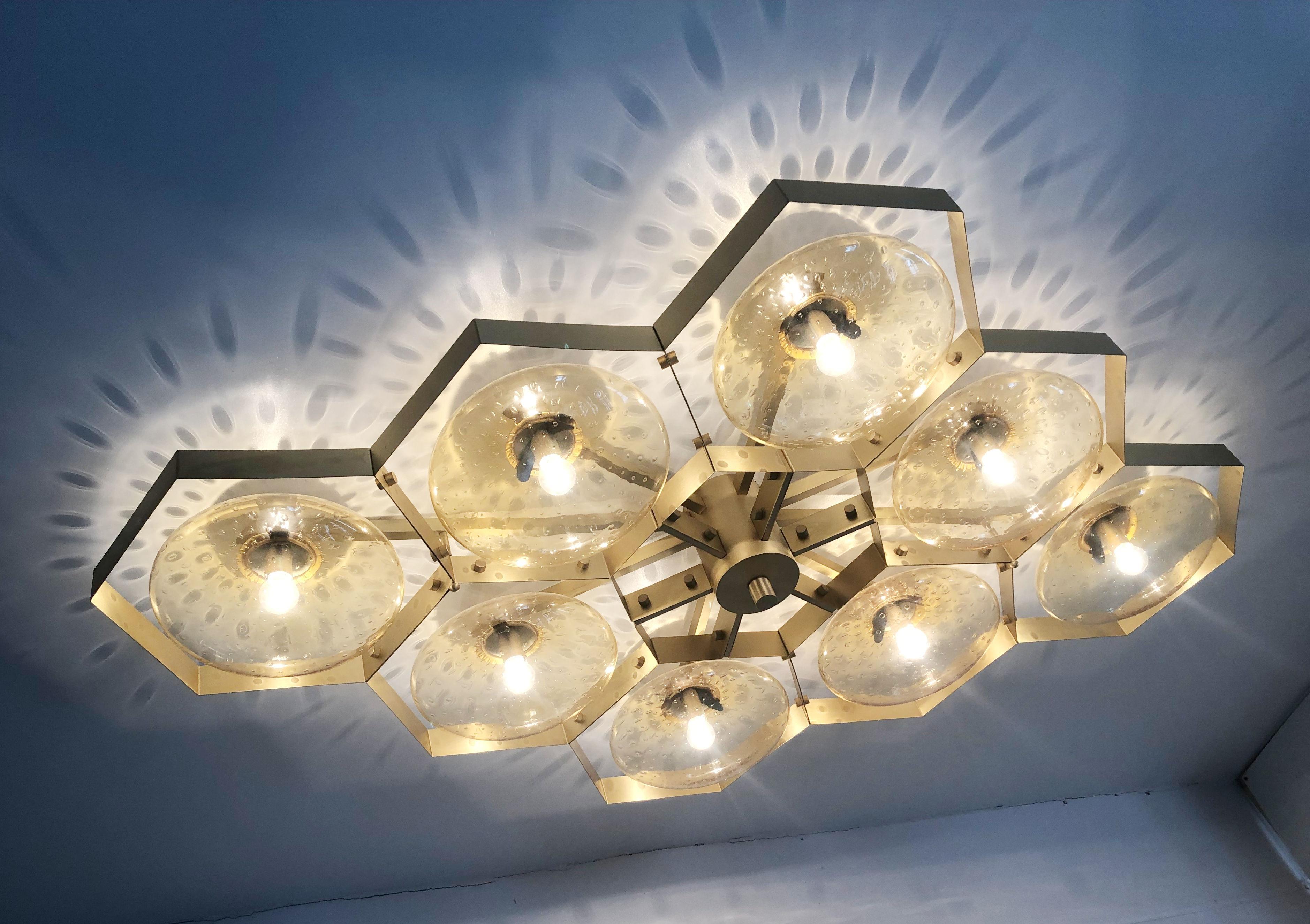Hive Flush Mount by Fabio Ltd For Sale 2