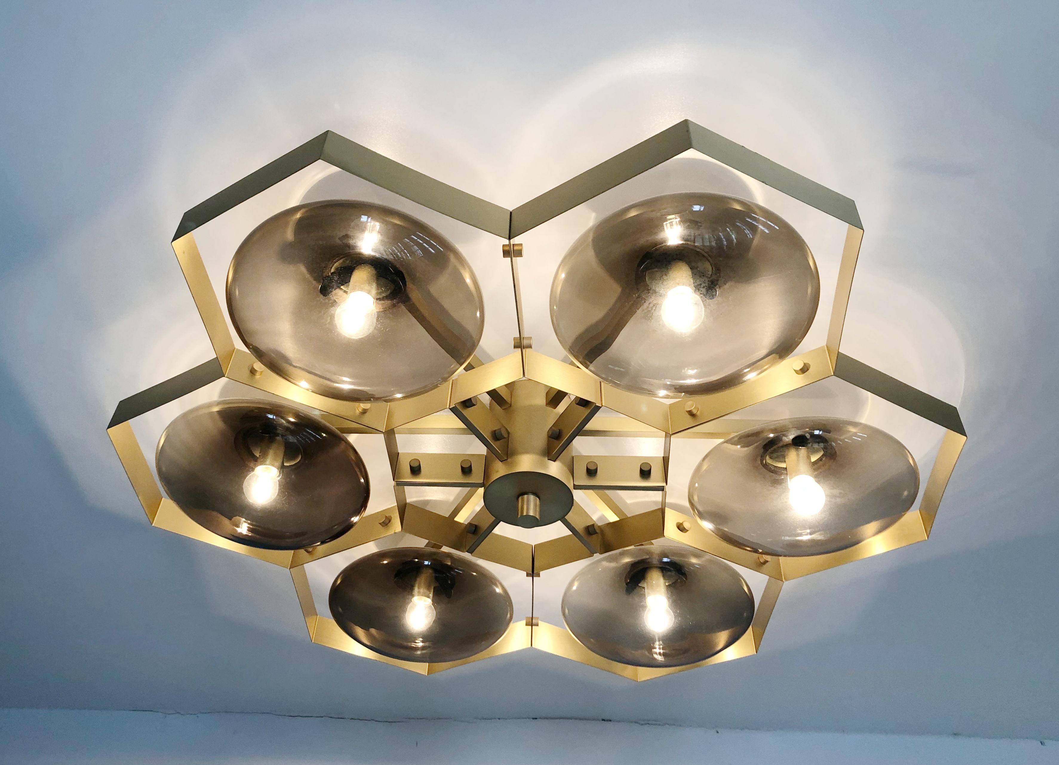 Hive Flush Mount by Fabio Ltd For Sale 2