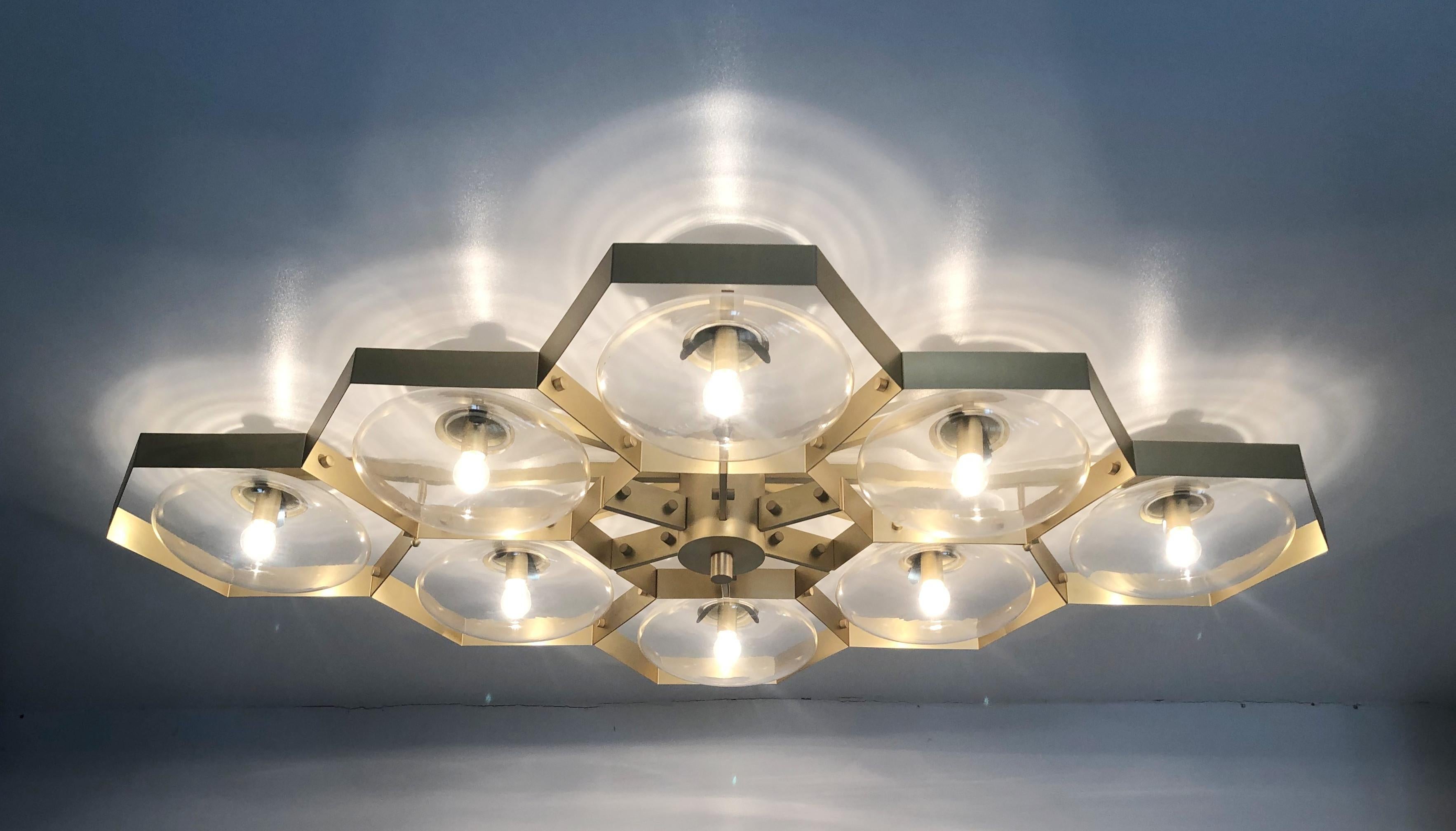 Hive Flush Mount by Fabio Ltd For Sale 3