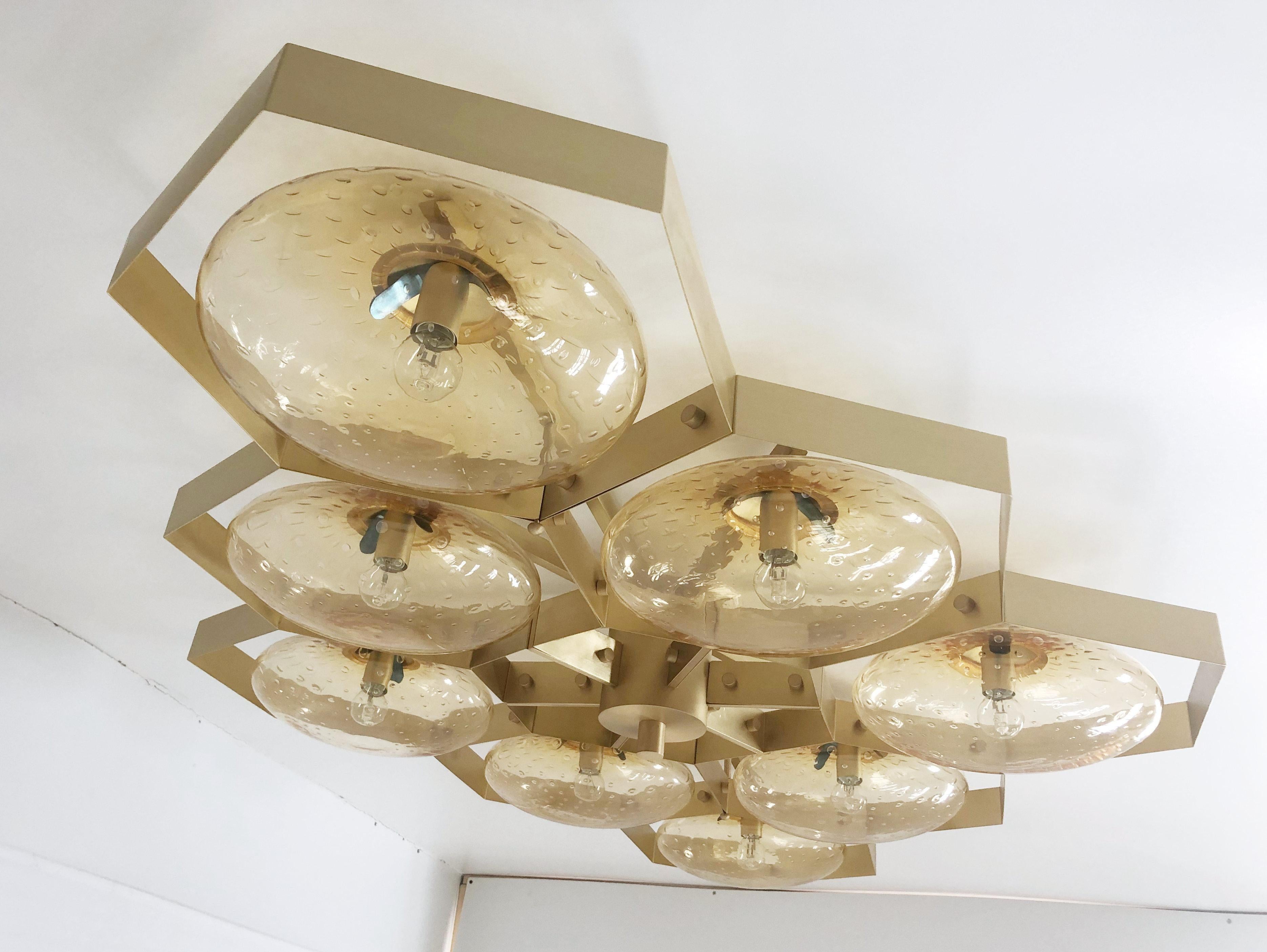 Hive Flush Mount by Fabio Ltd For Sale 3
