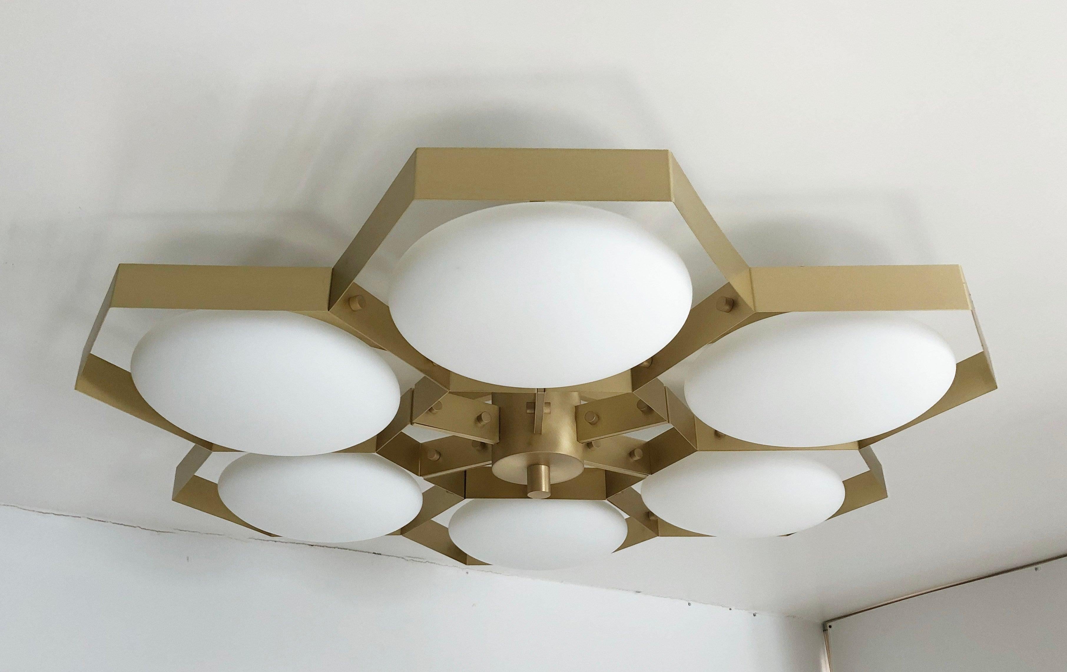 Hive Flush Mount by Fabio Ltd For Sale 3