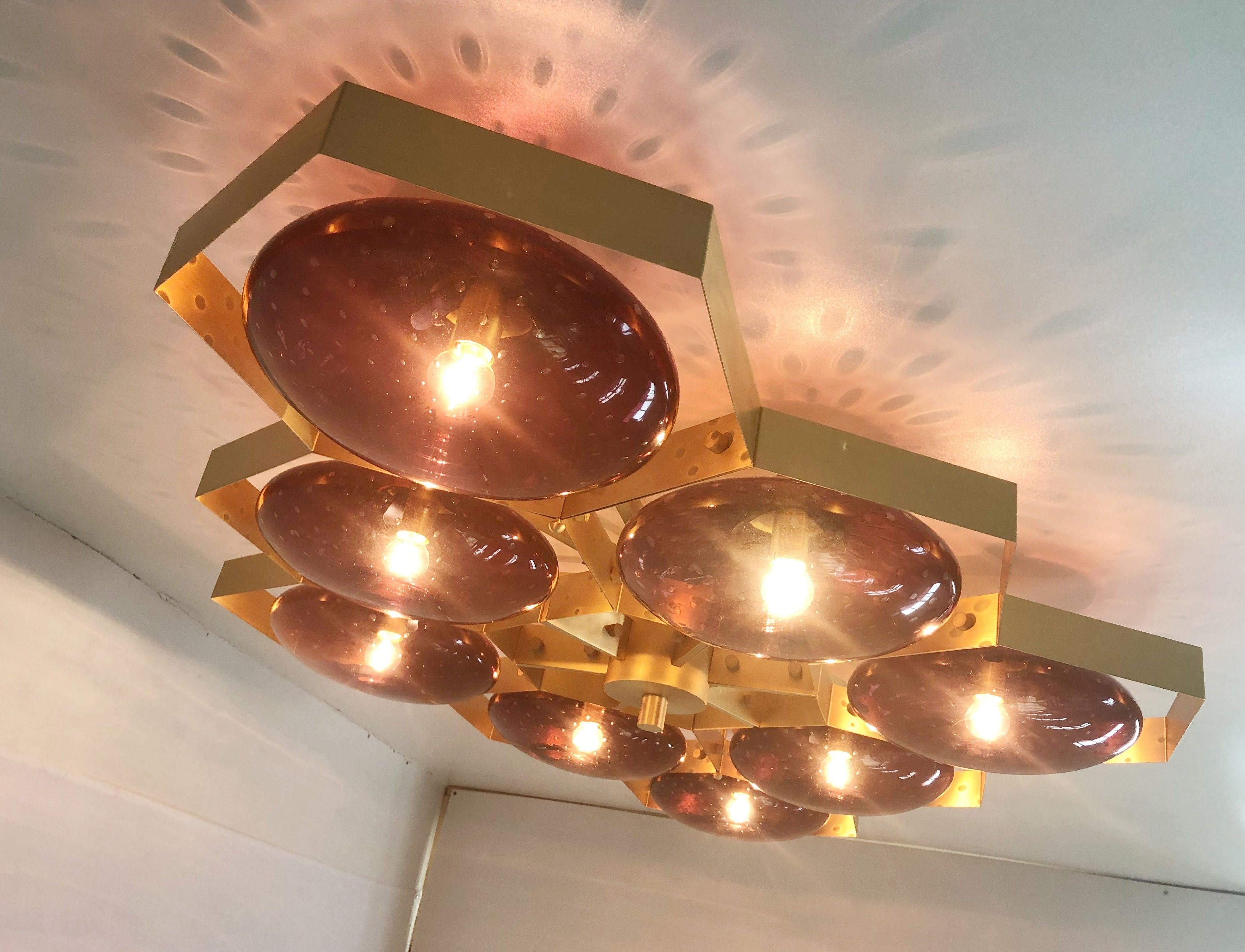 Hive Flushmount by Fabio Ltd For Sale 3