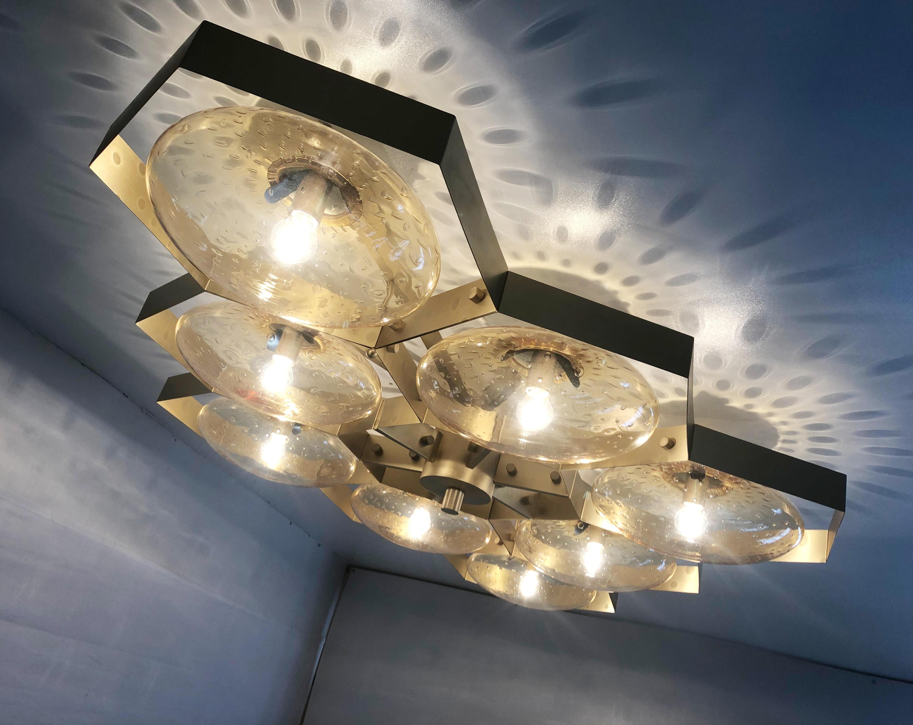 Hive Flush Mount by Fabio Ltd For Sale 4