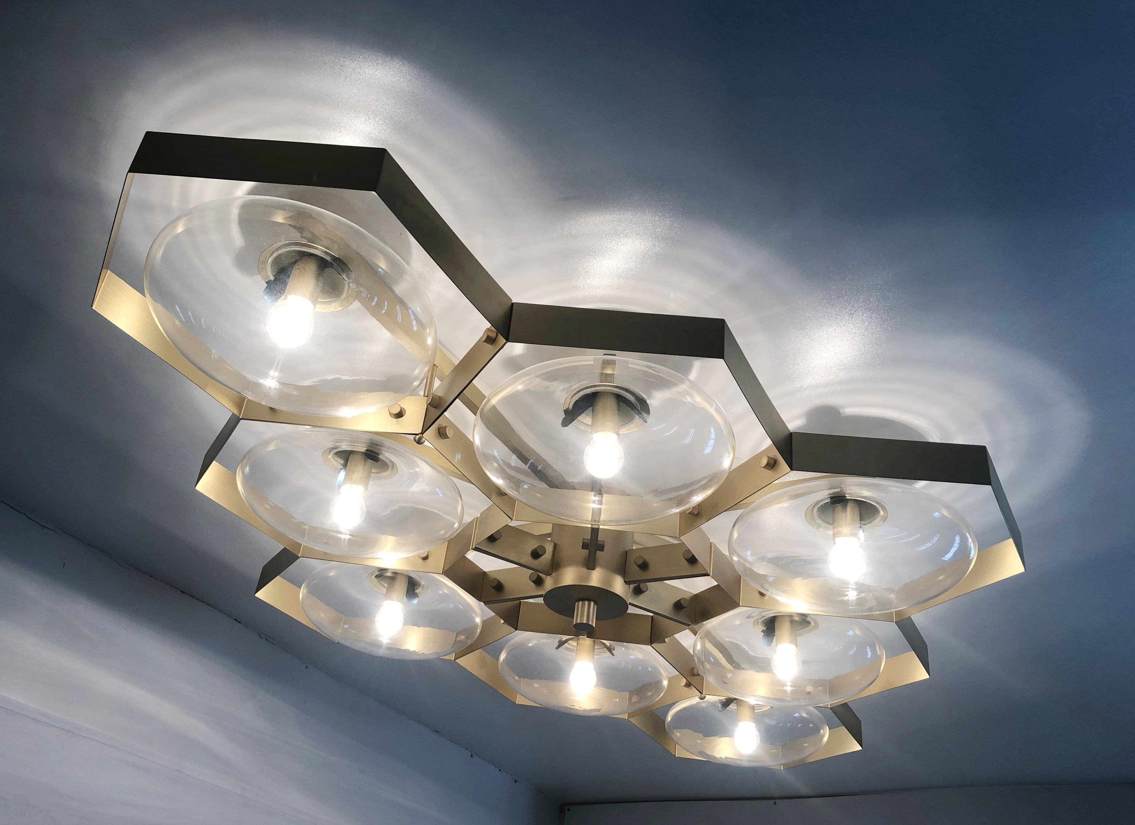 Hive Flush Mount by Fabio Ltd For Sale 5