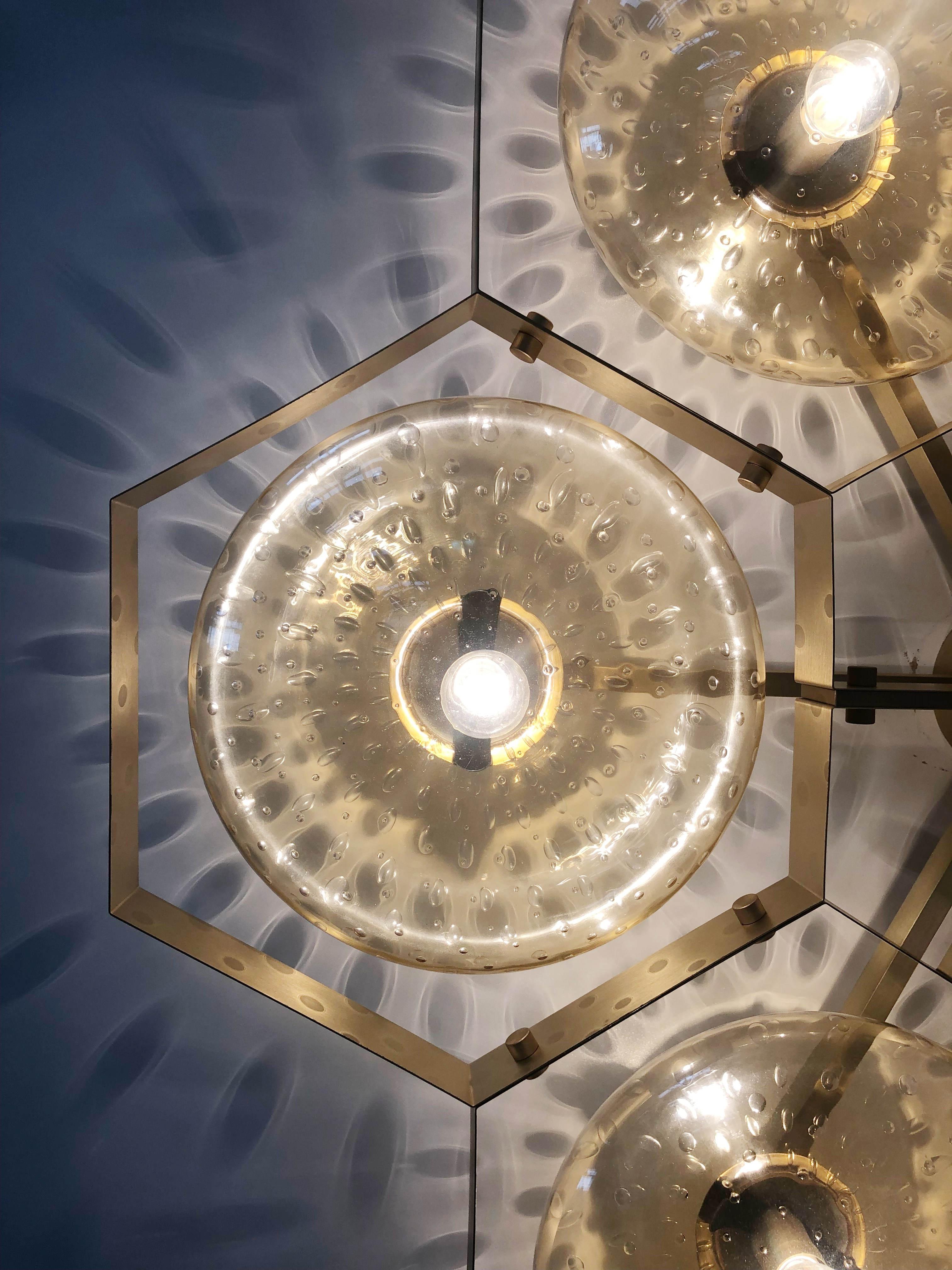 Hive Flush Mount by Fabio Ltd For Sale 6