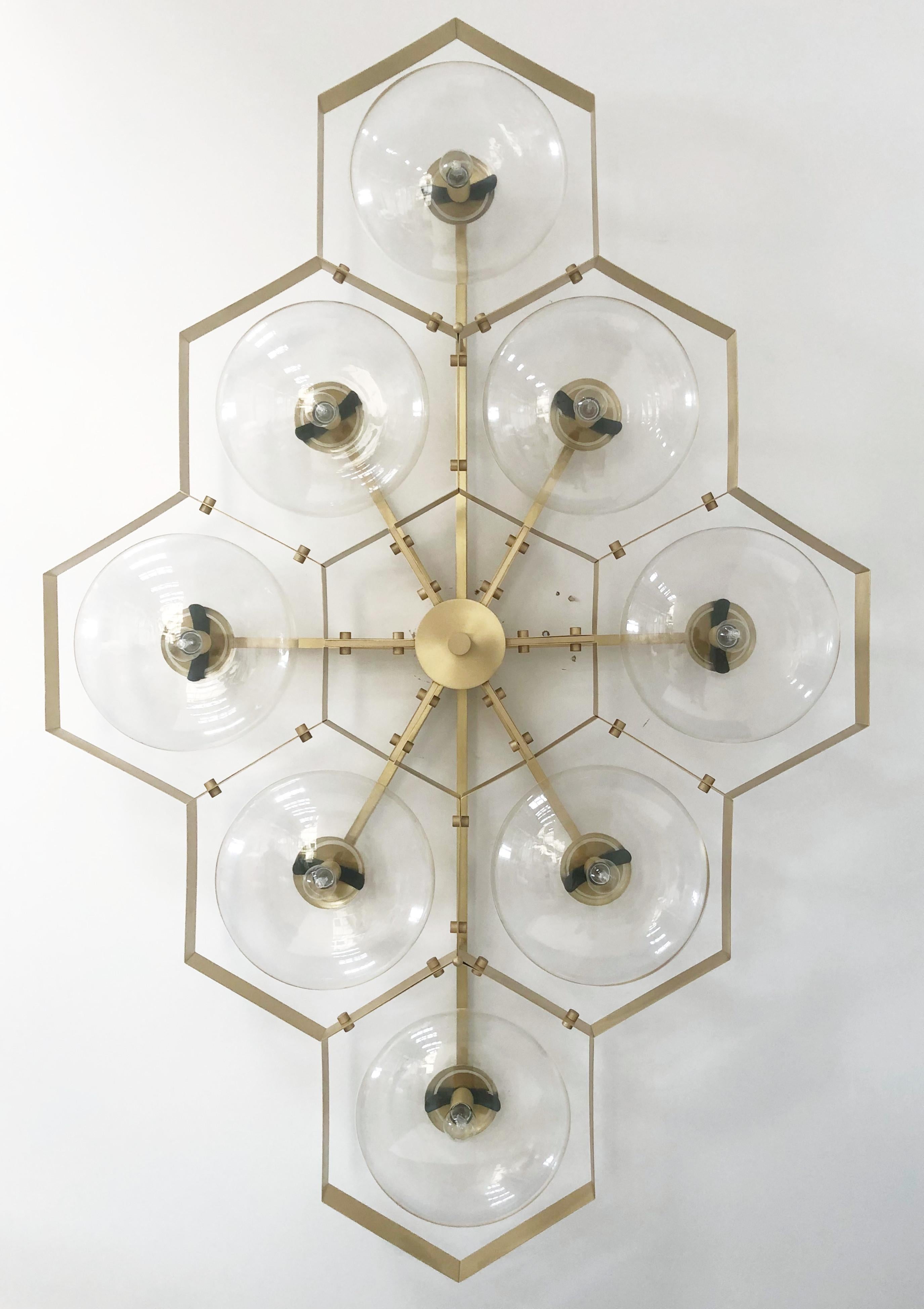 Italian Hive Flush Mount by Fabio Ltd For Sale