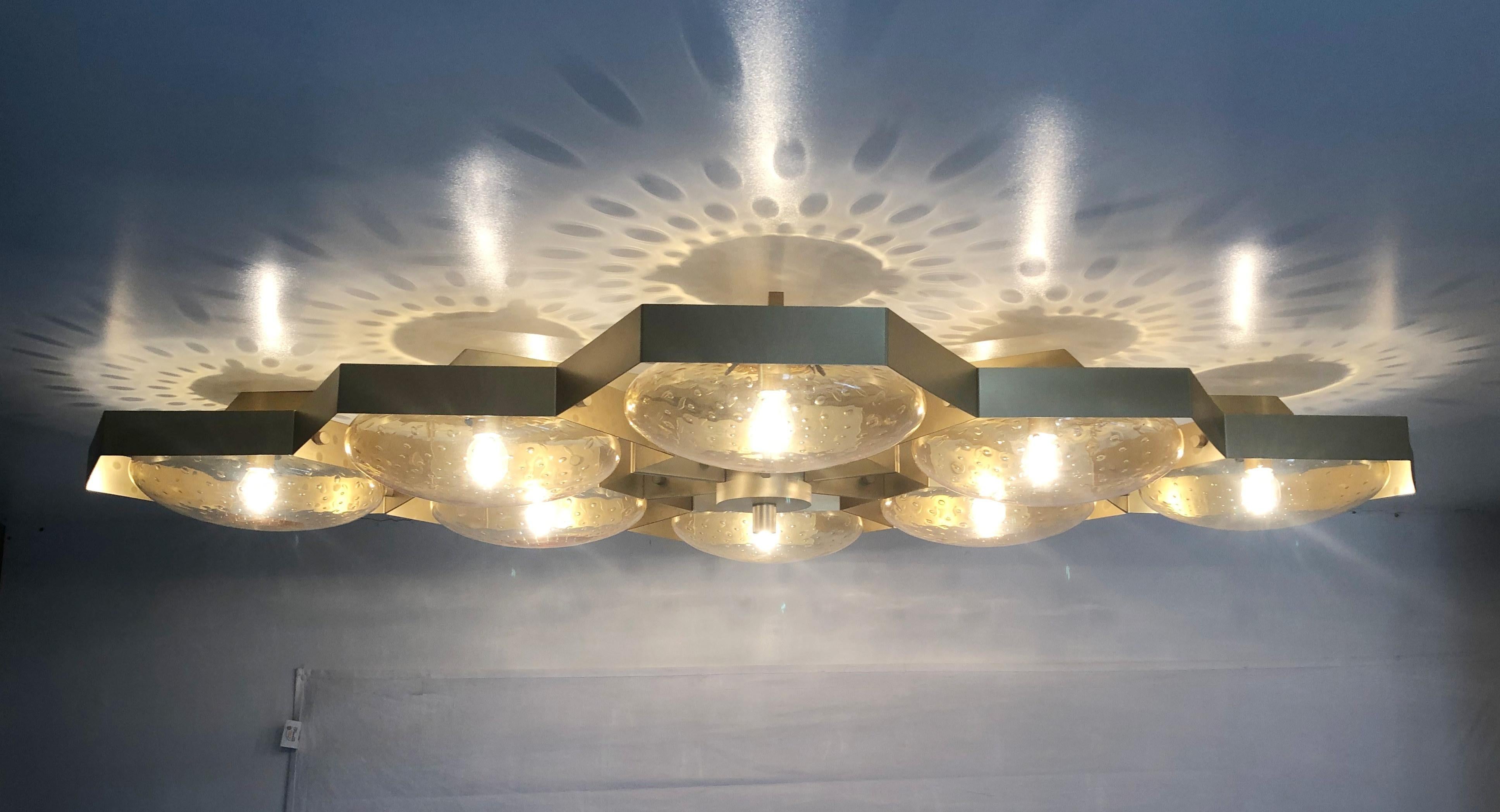 Hive Flush Mount by Fabio Ltd In New Condition For Sale In Los Angeles, CA