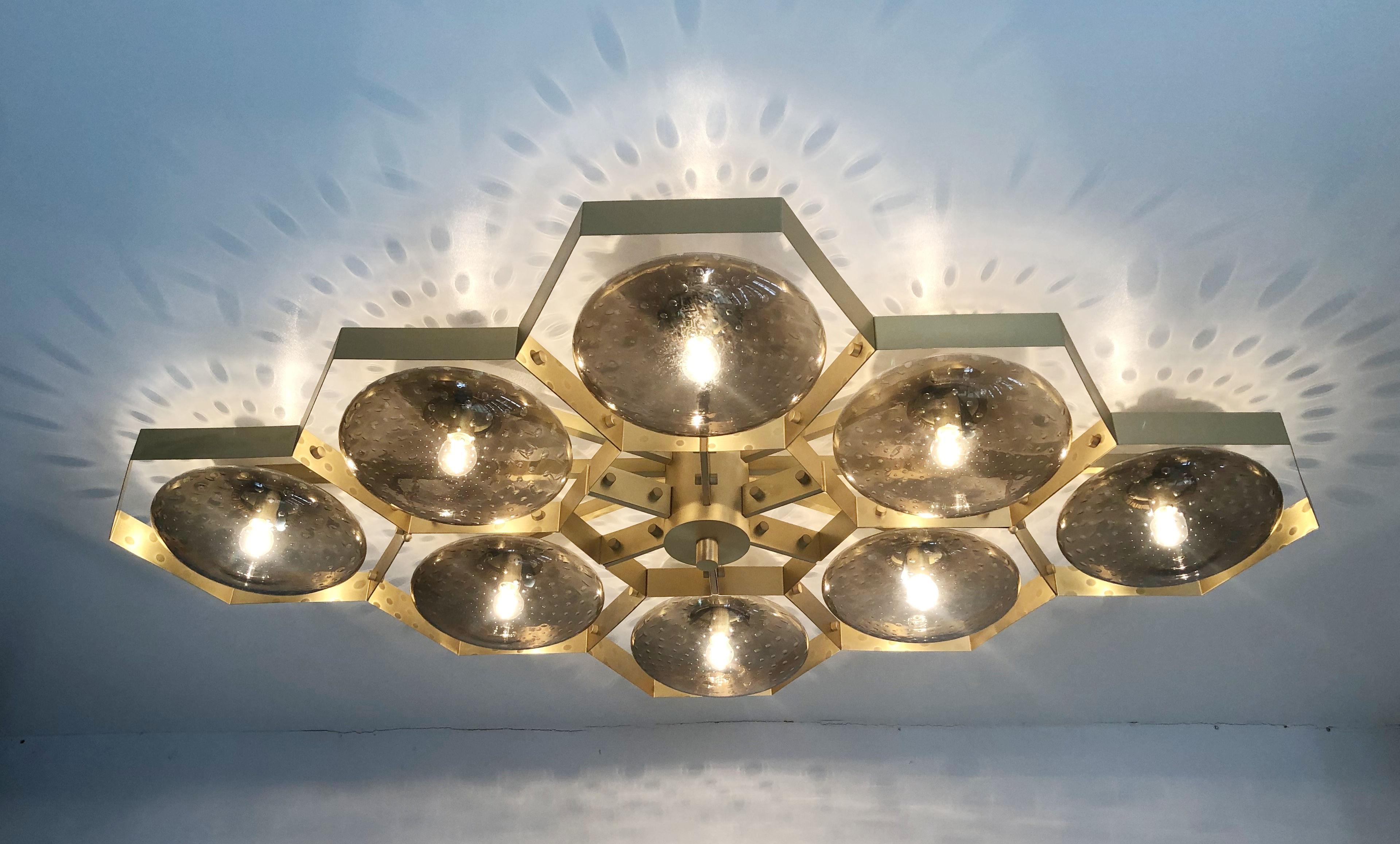 Verre brun Monture encastrée Hive de Fabio Ltd en vente