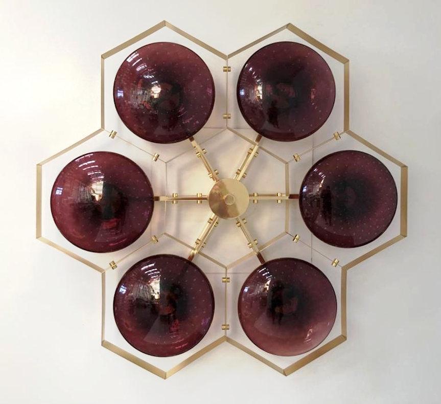 Verre brun Monture encastrée Hive de Fabio Ltd en vente