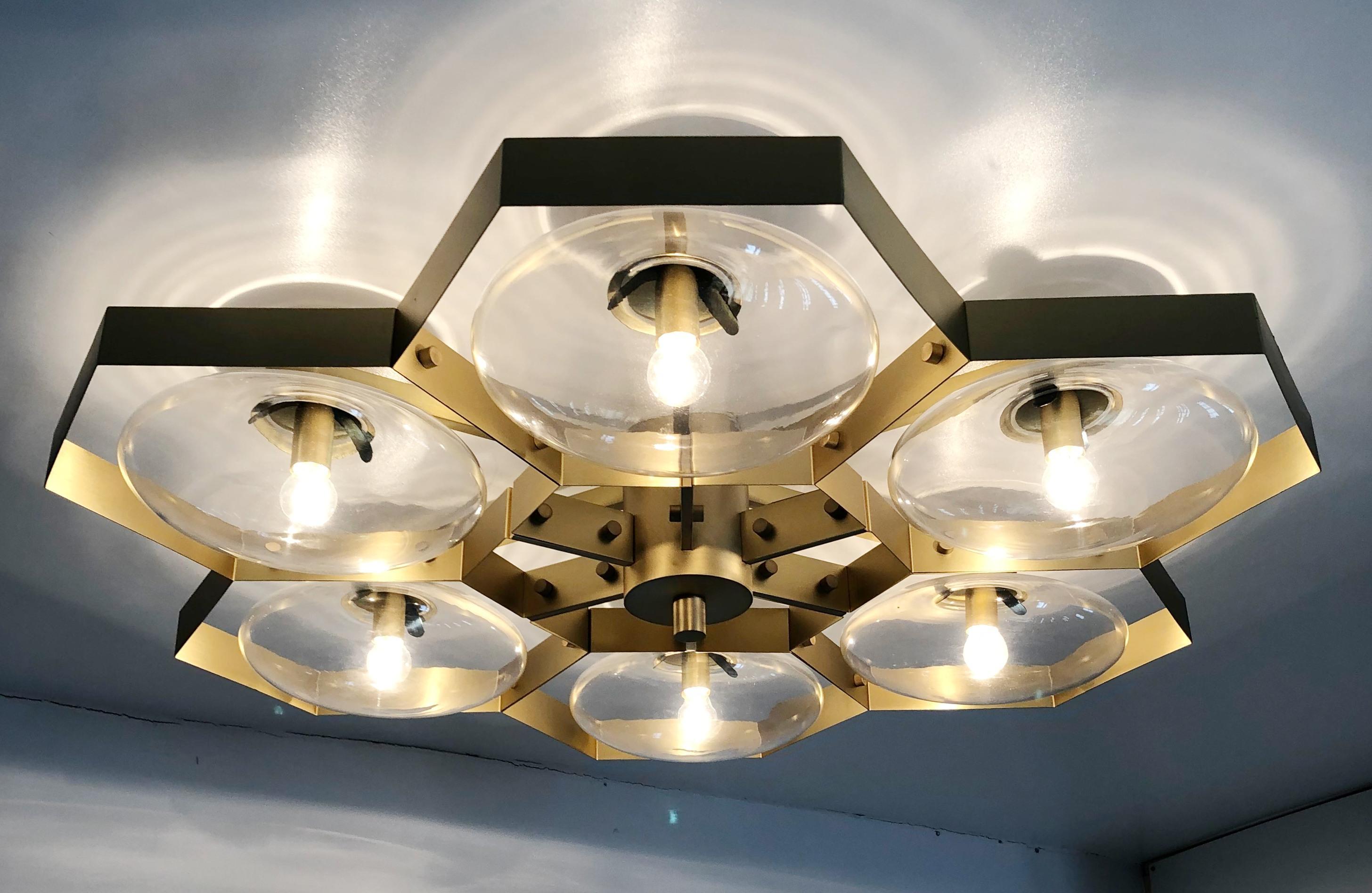 Verre brun Monture encastrée Hive de Fabio Ltd en vente