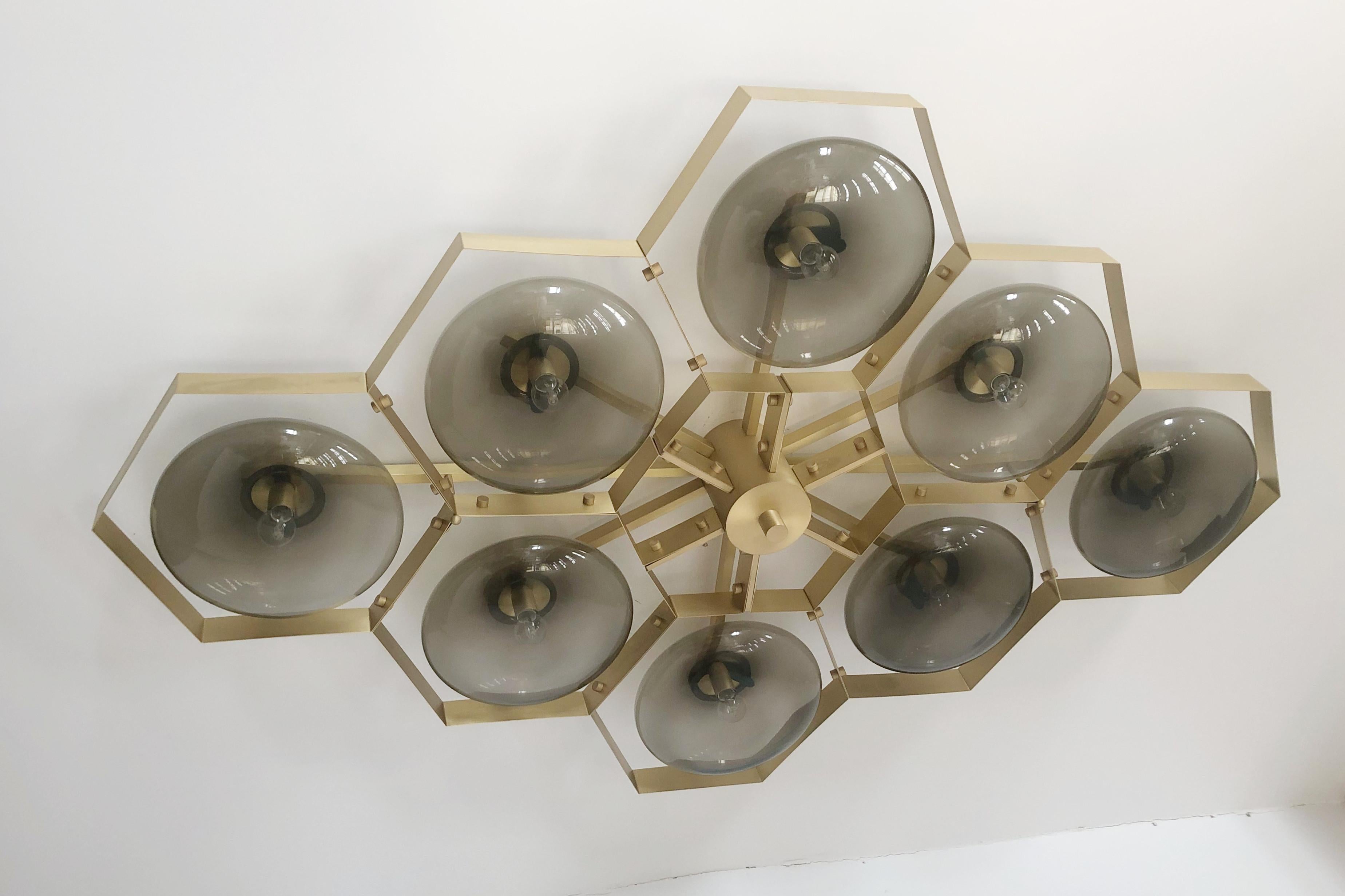 Verre brun Monture encastrée Hive de Fabio Ltd en vente