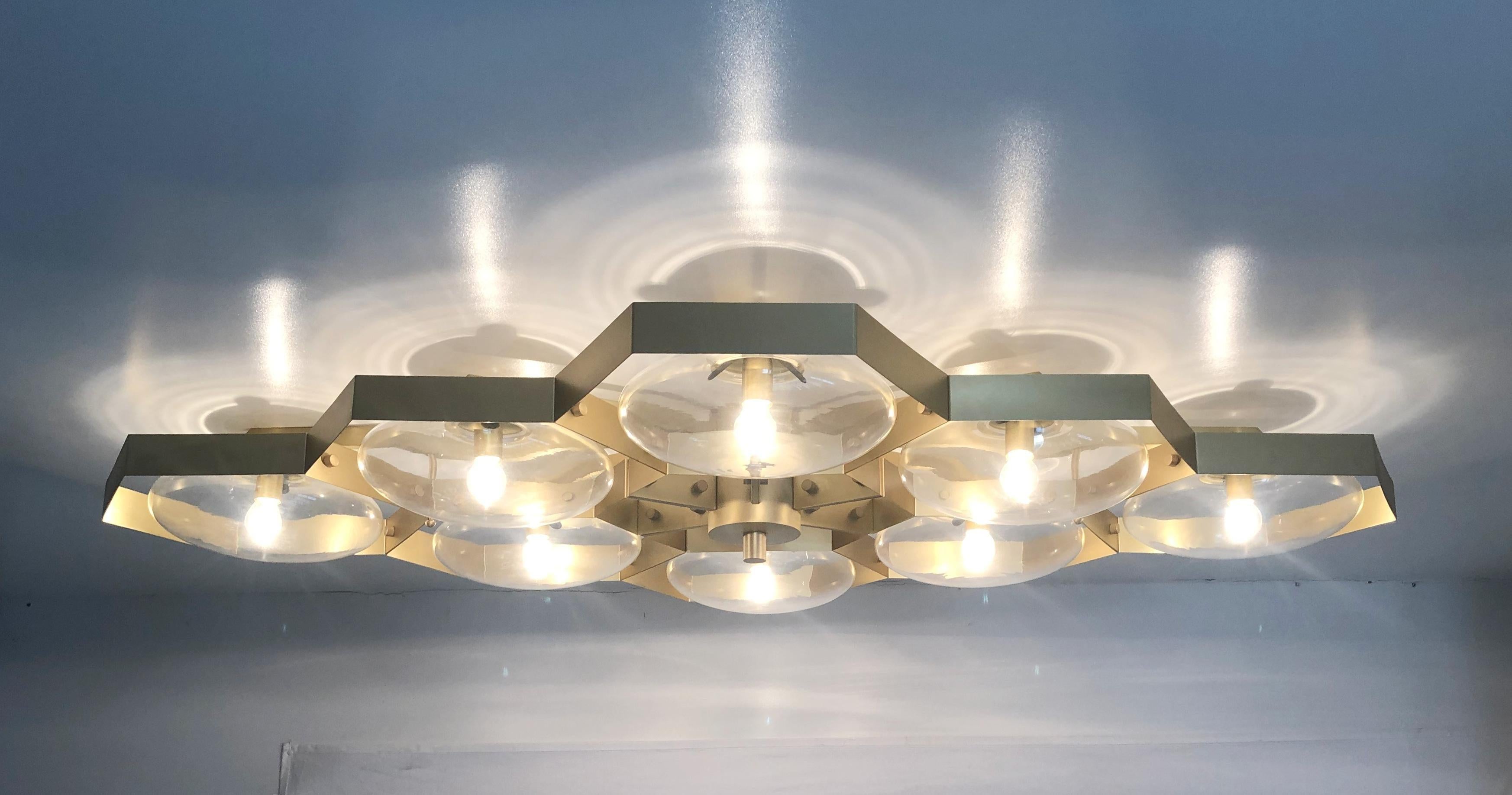 Hive Flush Mount by Fabio Ltd For Sale 1