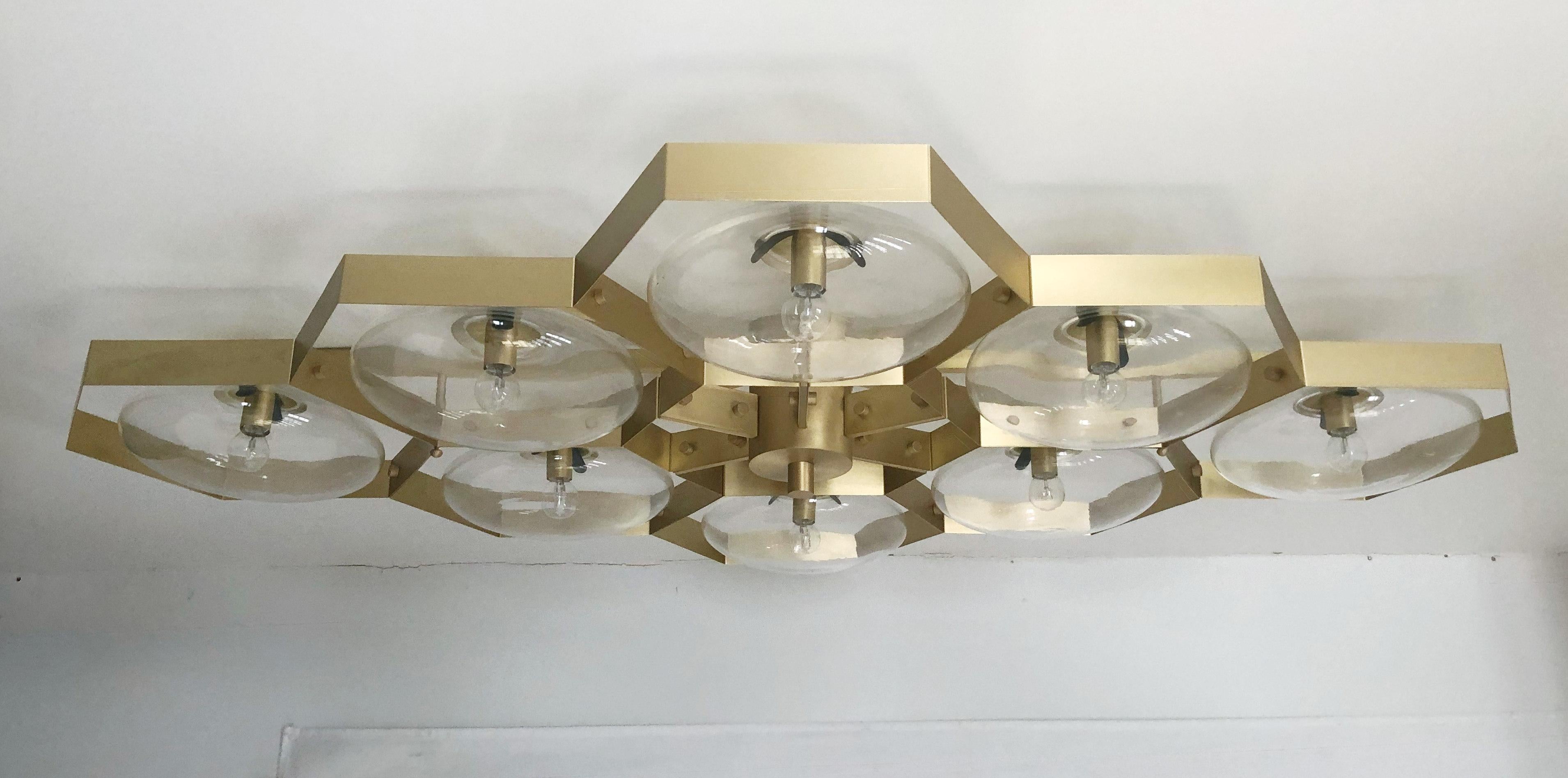 Hive Flush Mount by Fabio Ltd For Sale 2