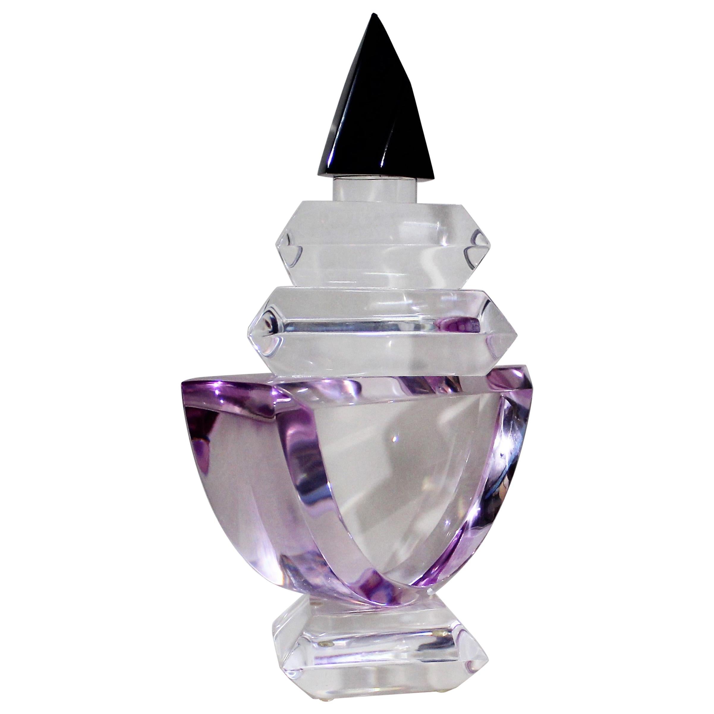 Hivo Van Teal Lucite Perfume Bottle Sculpture