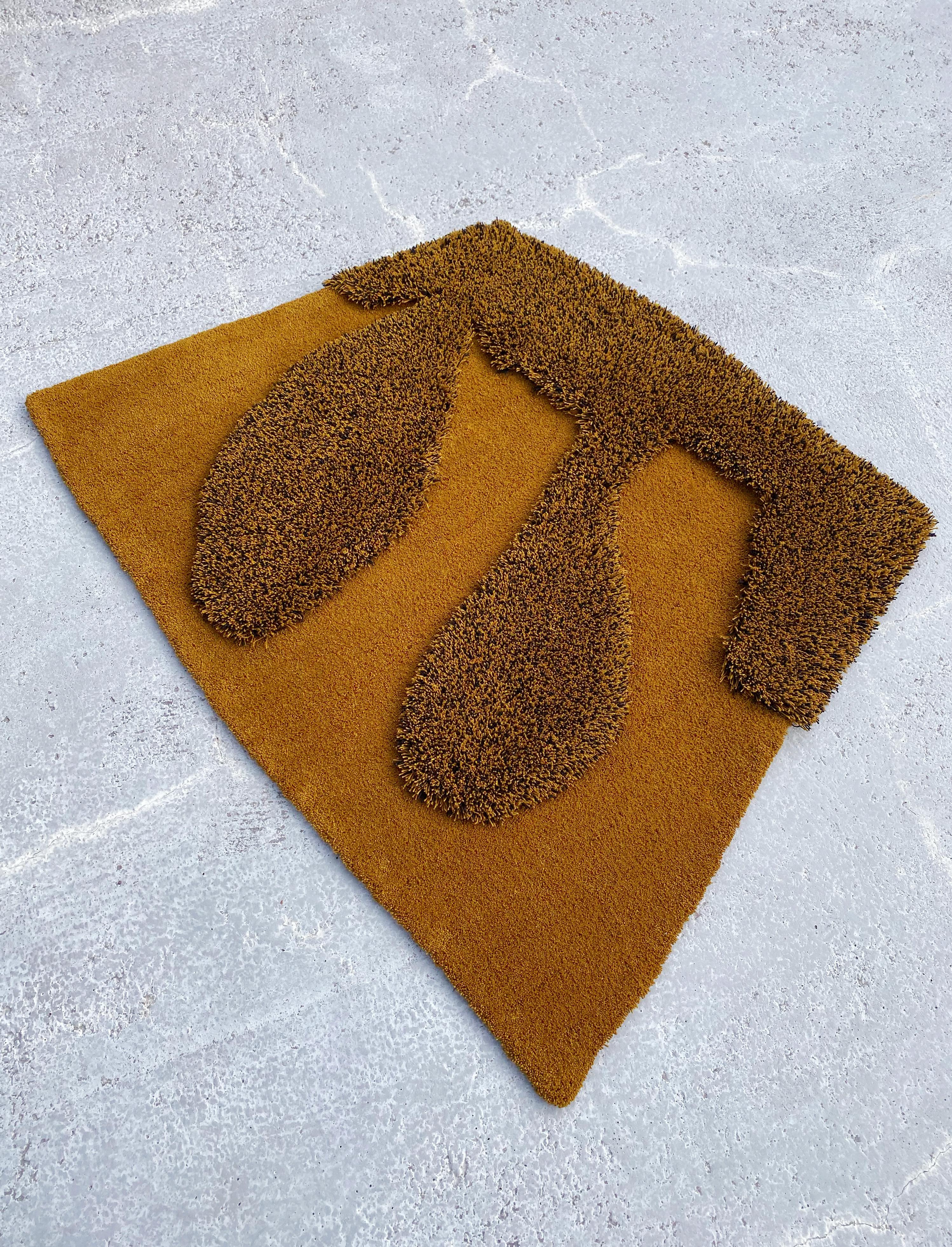 Danish Hjem Brown Contemporary Rug For Sale