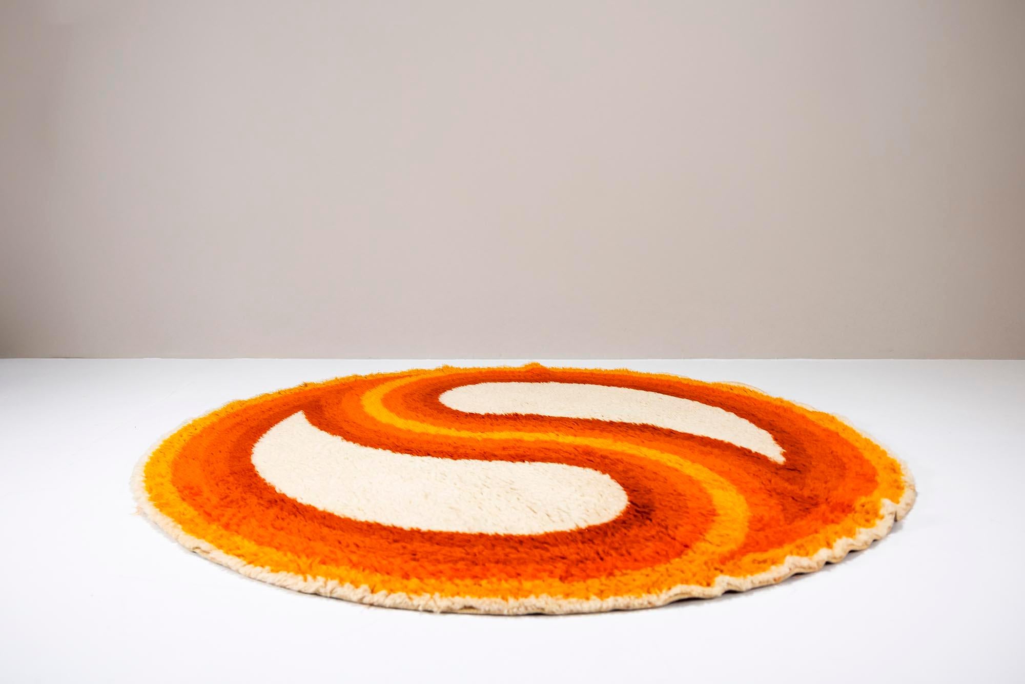 Fabric Højer Eksport Wilton Rug, Denmark 1960s For Sale