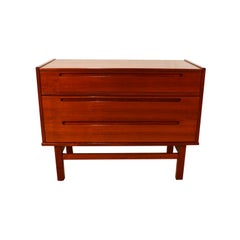 HJN Mobler Danish Modern 1960 Jonsson Teck Dressing Table Vanity