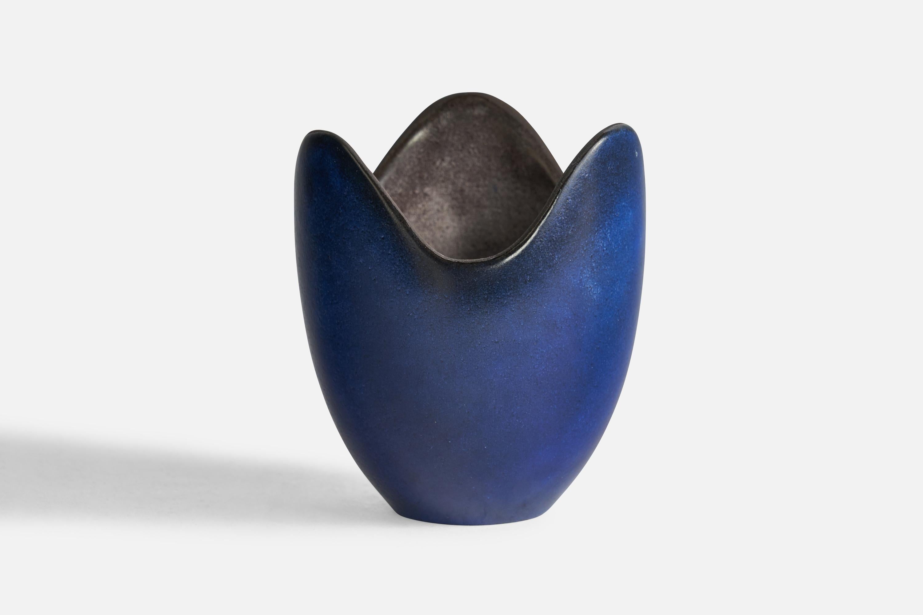 Hjördis Oldfors, Freiform-Vase, Keramik, Schweden, 1950er Jahre (Skandinavische Moderne) im Angebot