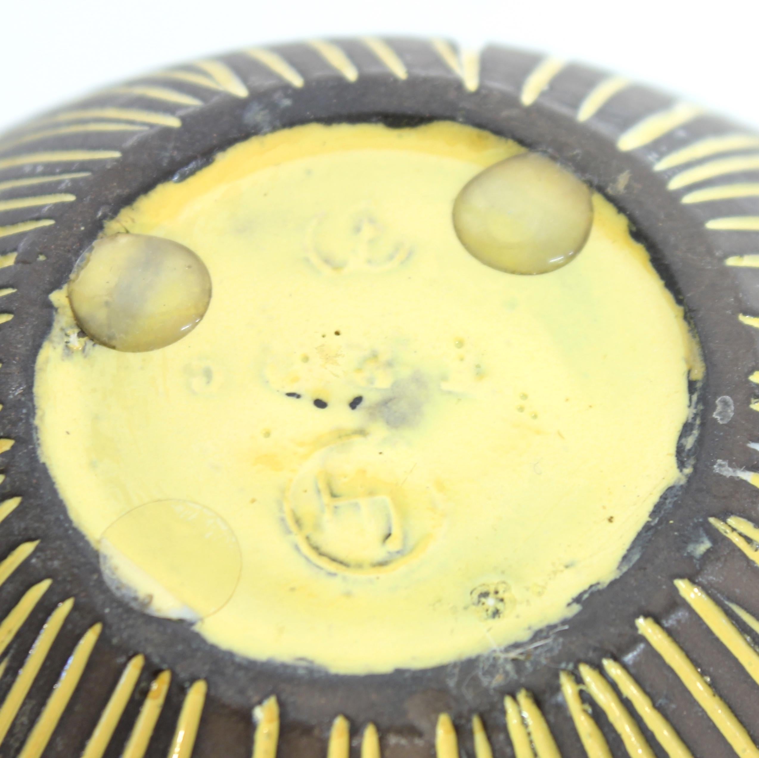 Cotto Hjördis Oldfors, grande vaso in terracotta Kokos, Upsala Ekeby, anni '50 in vendita