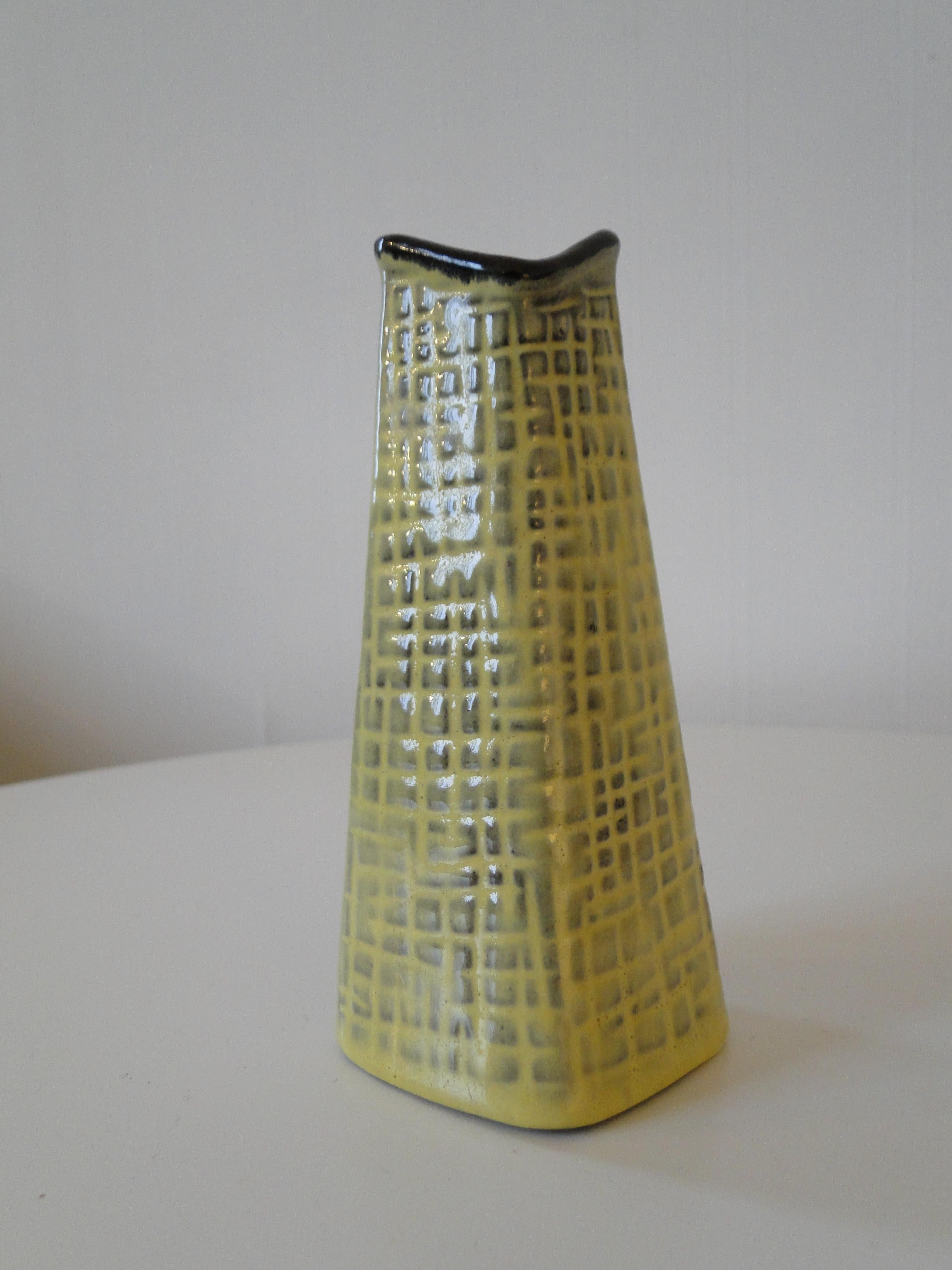 Hjordis Oldfors Vase Cadiz Upsala Ekeby Ceramic Mid Century For Sale 1